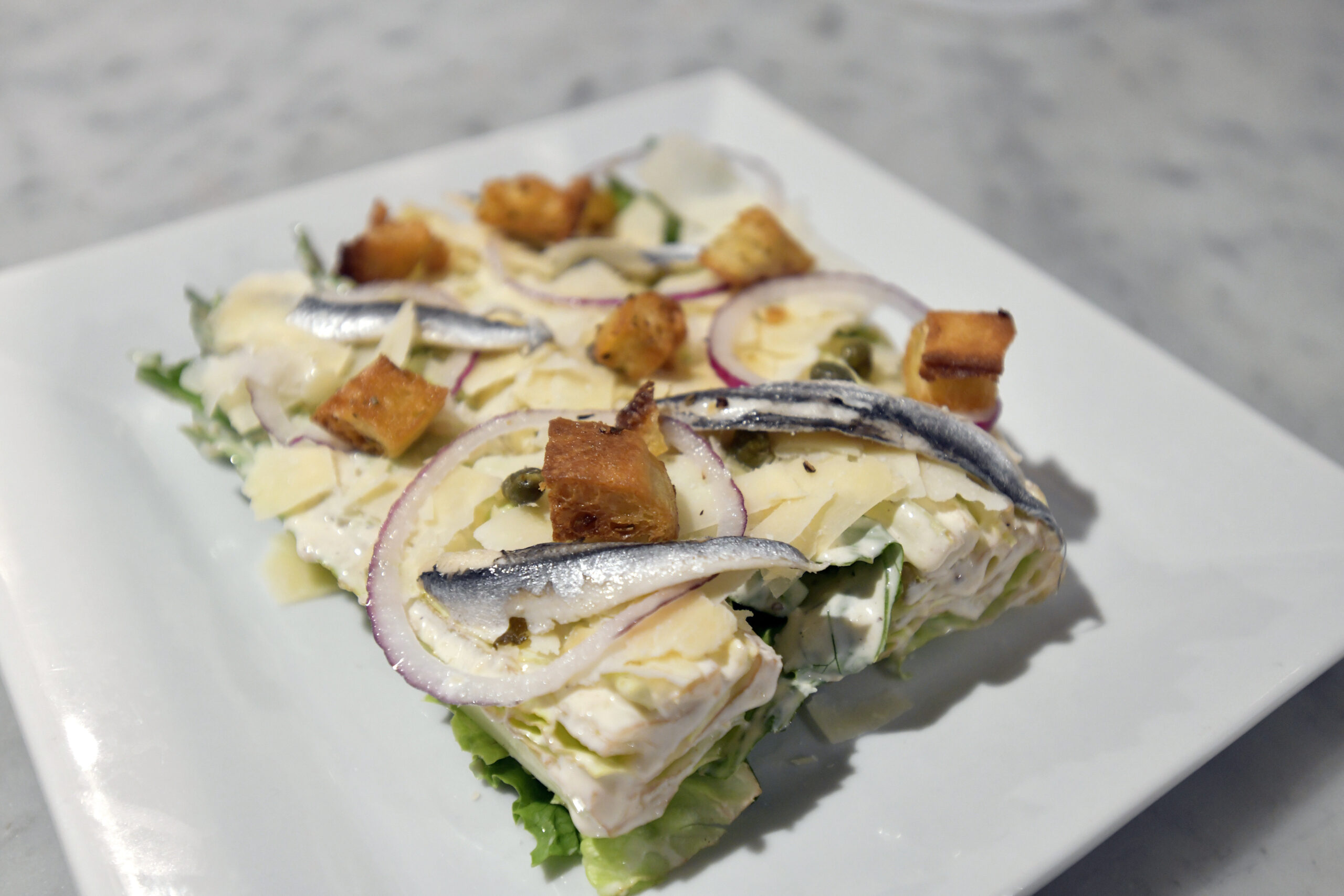 The Caesar salad at Southold Social.  DANA SHAW