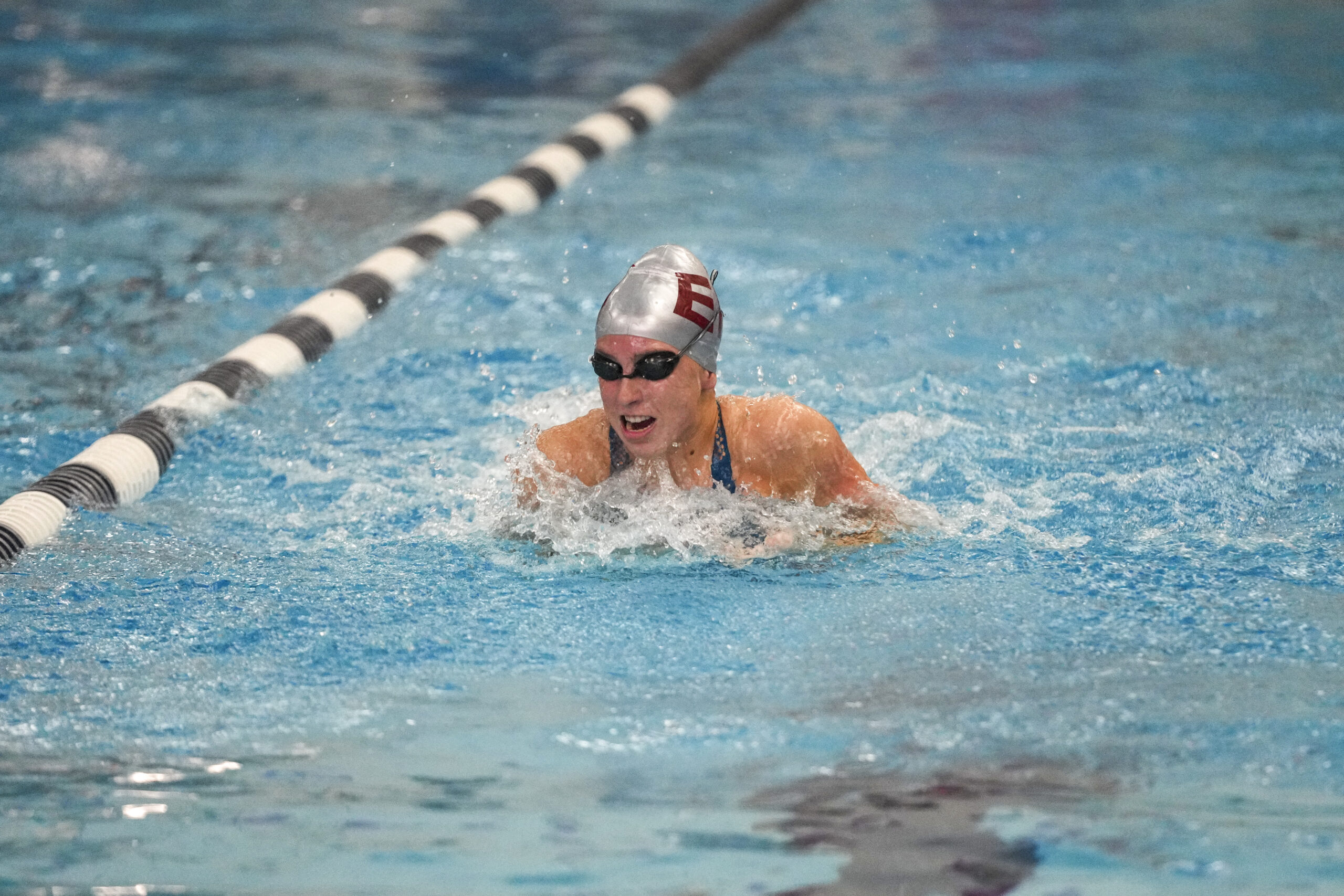 East Hampton's Jane Brierley was a county champion in the 100-yard breaststroke nearly two weeks ago and has now added a state title in the same event to her name.   RON ESPOSITO