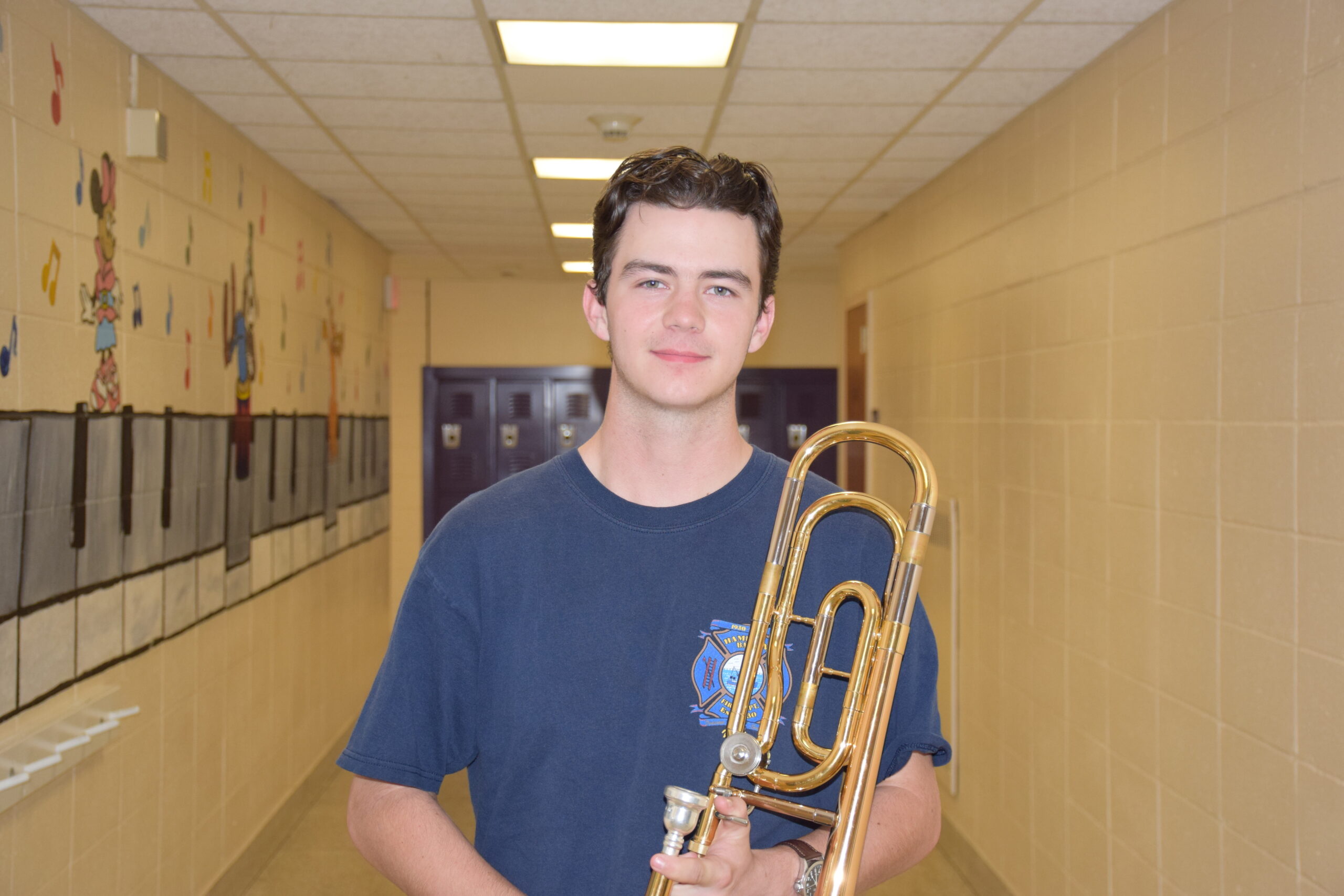 Hampton Bays High School junior Rieve Nydegger has been named to the prestigious NYSBDA High School Concert Band. COURTESY HAMPTON BAYS SCHOOL DISTRICT