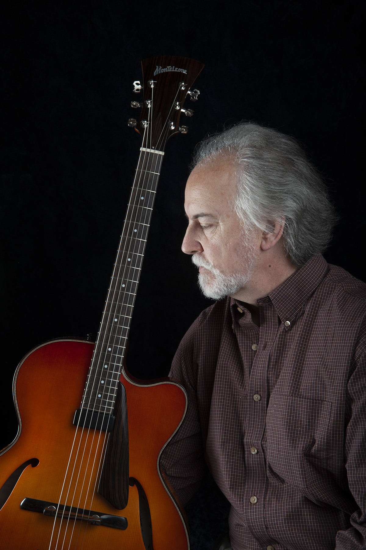 Guitar and mandolin maker John Monteleone. VINCENT RICARDEL