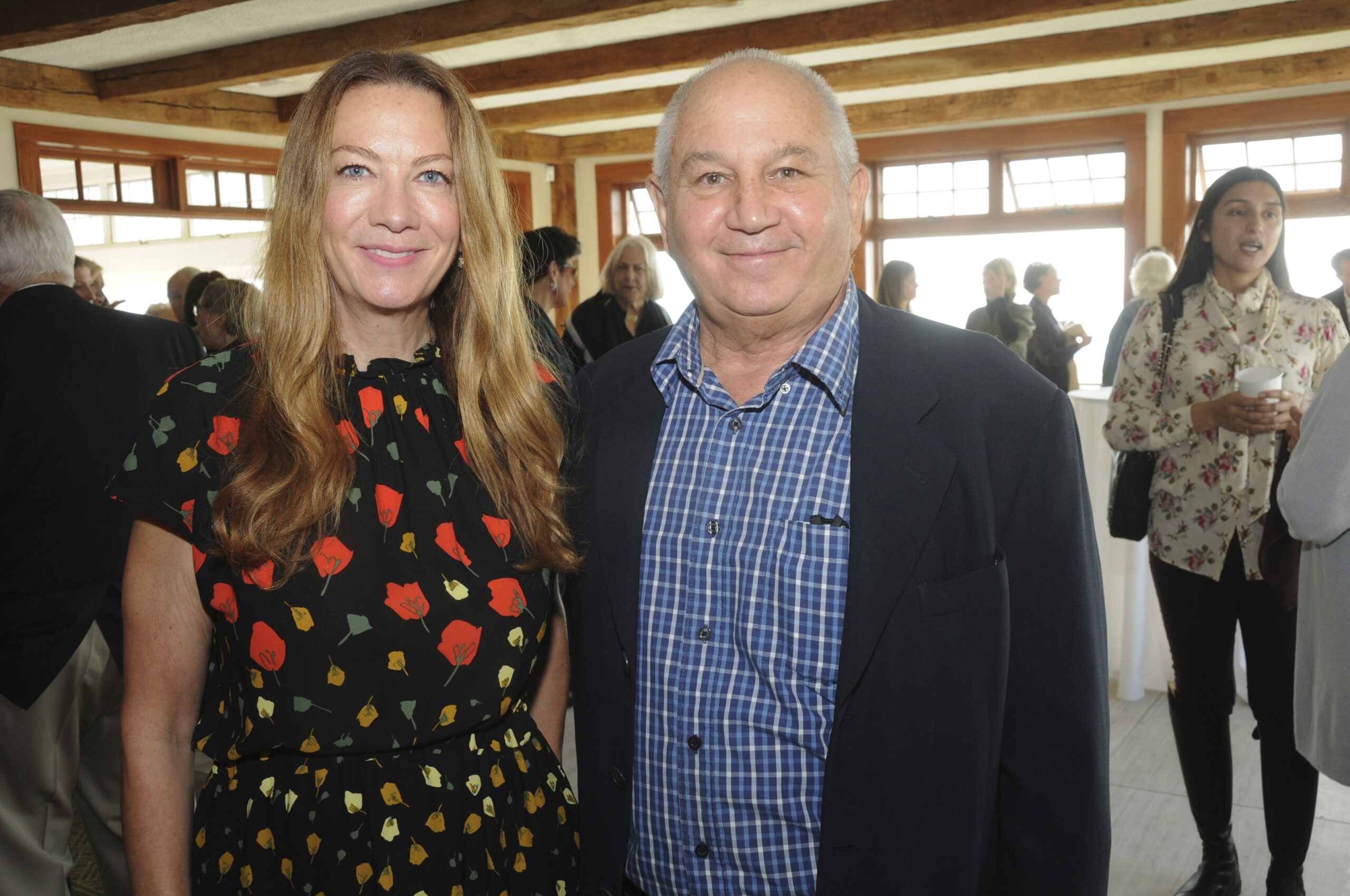 Christine Berry and Mike Solomon at the Ladies' Village Improvement Society (LVIS) of East Hampton's 30th annual 