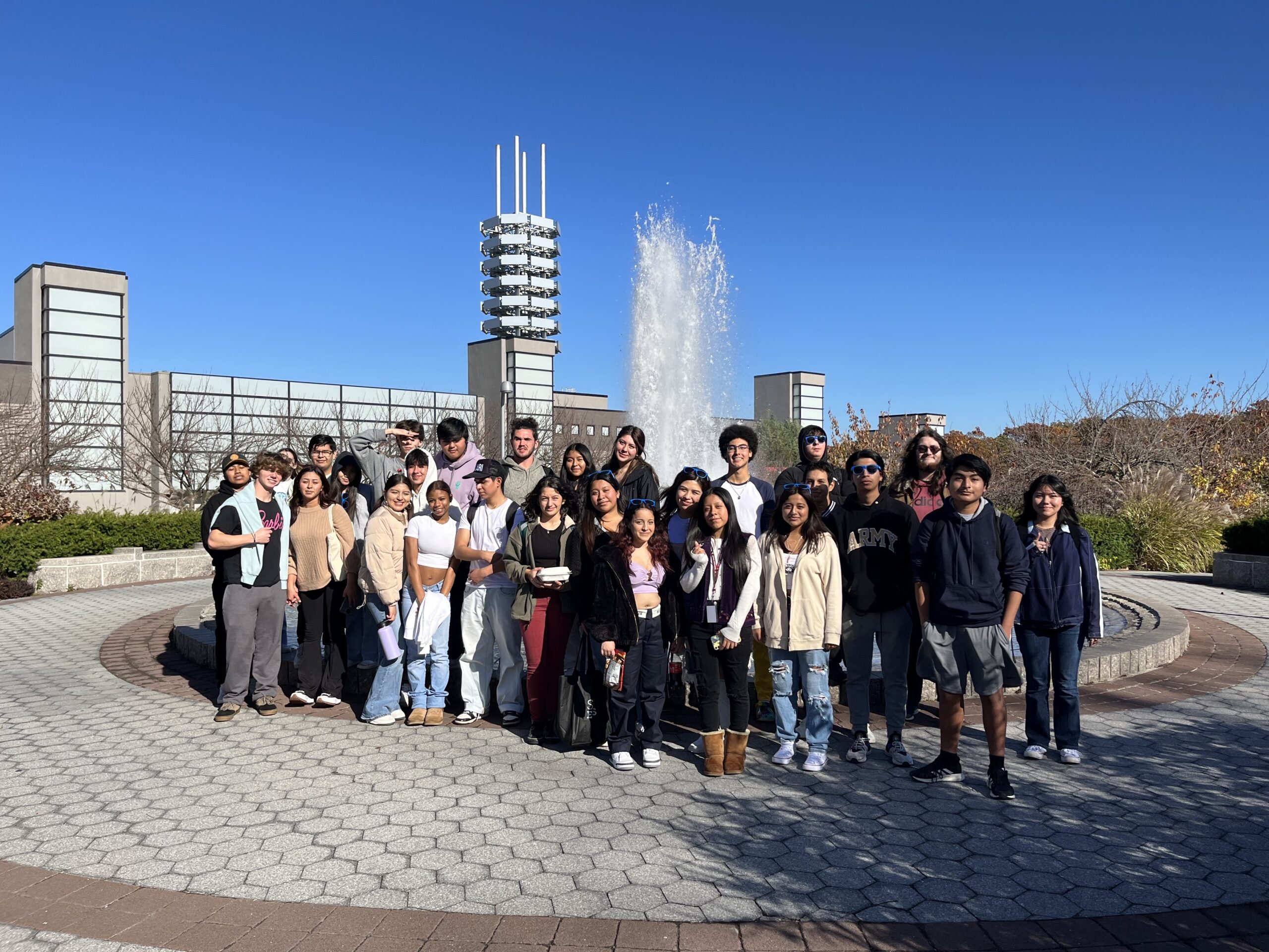 Southampton High School seniors are gearing up for the future and recently visited Suffolk County Community College and Stony Brook University campuses. COURTESY SOUTHAMPTON SCHOOL DISTRICT