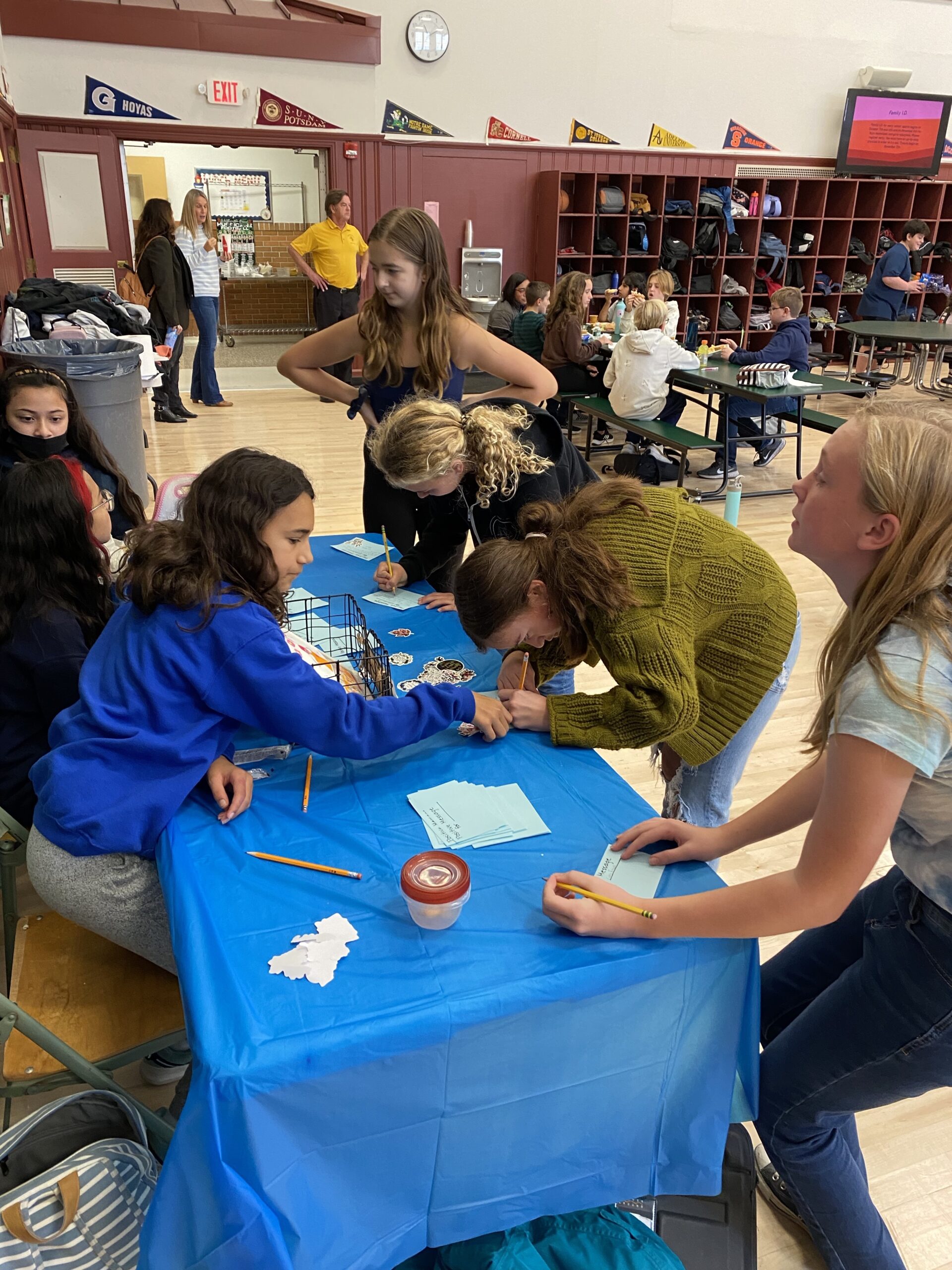 Westhampton Beach Middle School students embraced bullying prevention initiatives during the month of October. COURTESY WESTHAMPTON BEACH SCHOOL DISTRICT