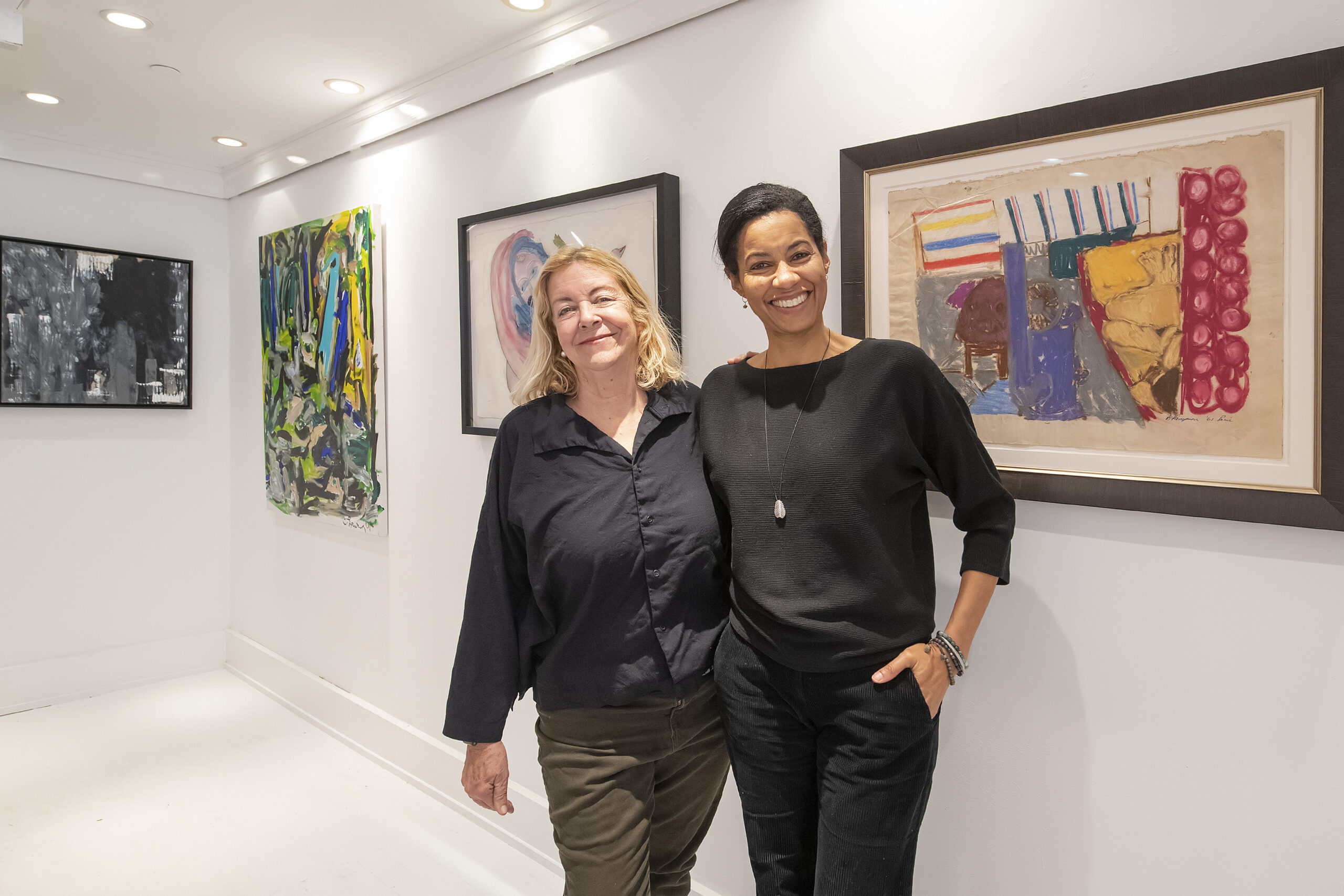 Redefining the Role of Black Artists
January 27 - In designing a 2022 Black History Month exhibition, gallery owner Julie Keyes, left, joined forces with Eden Williams to curate “Afrofuturism: Re-imagining the Future by Honoring Now.” The show encompassed four separate exhibitions at galleries on both the North and South Forks highlighting work by some of the most dynamic African American artists working on the scene today.