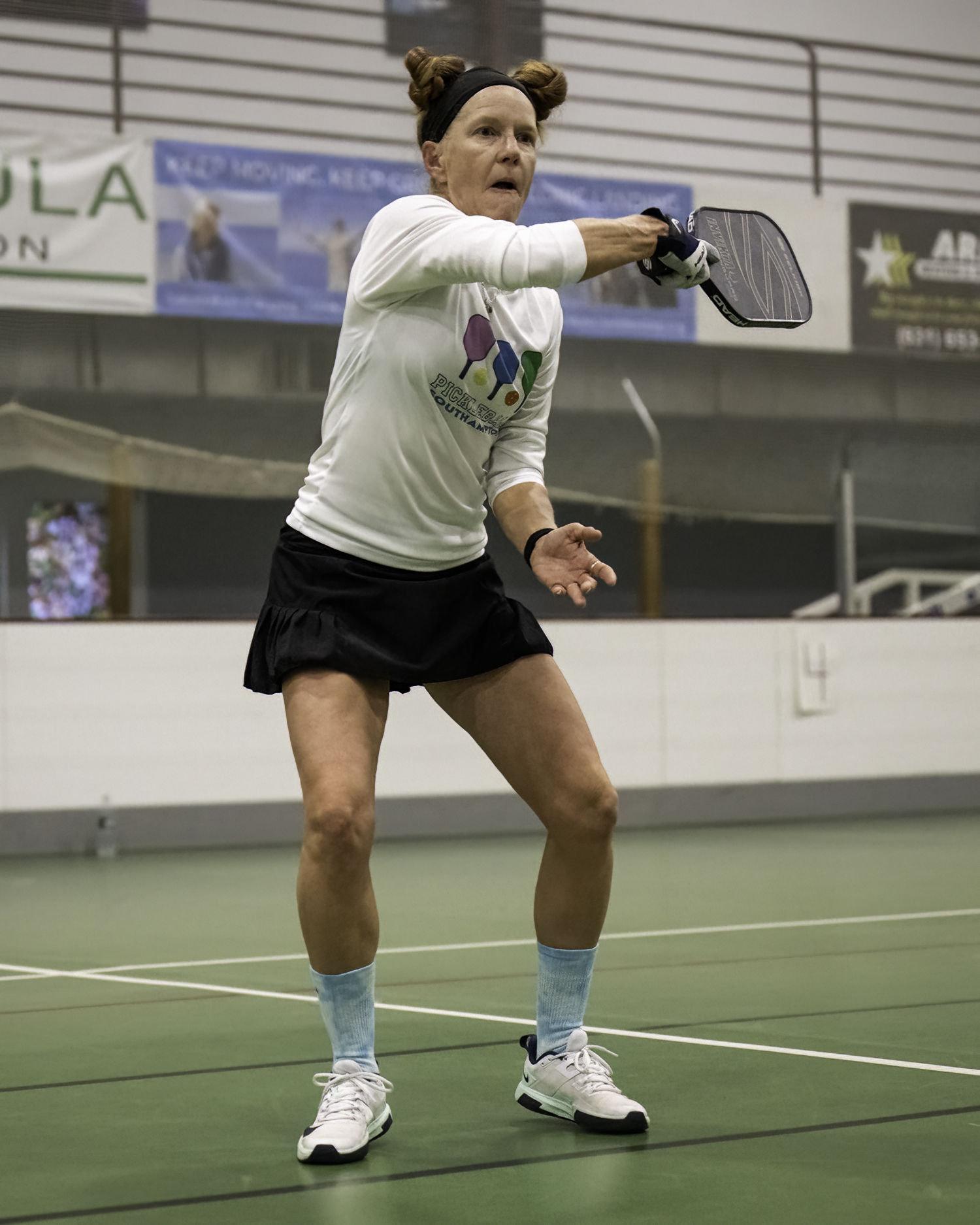 Gracie Schamus plays in Sunday's tournament.   MARIANNE BARNETT