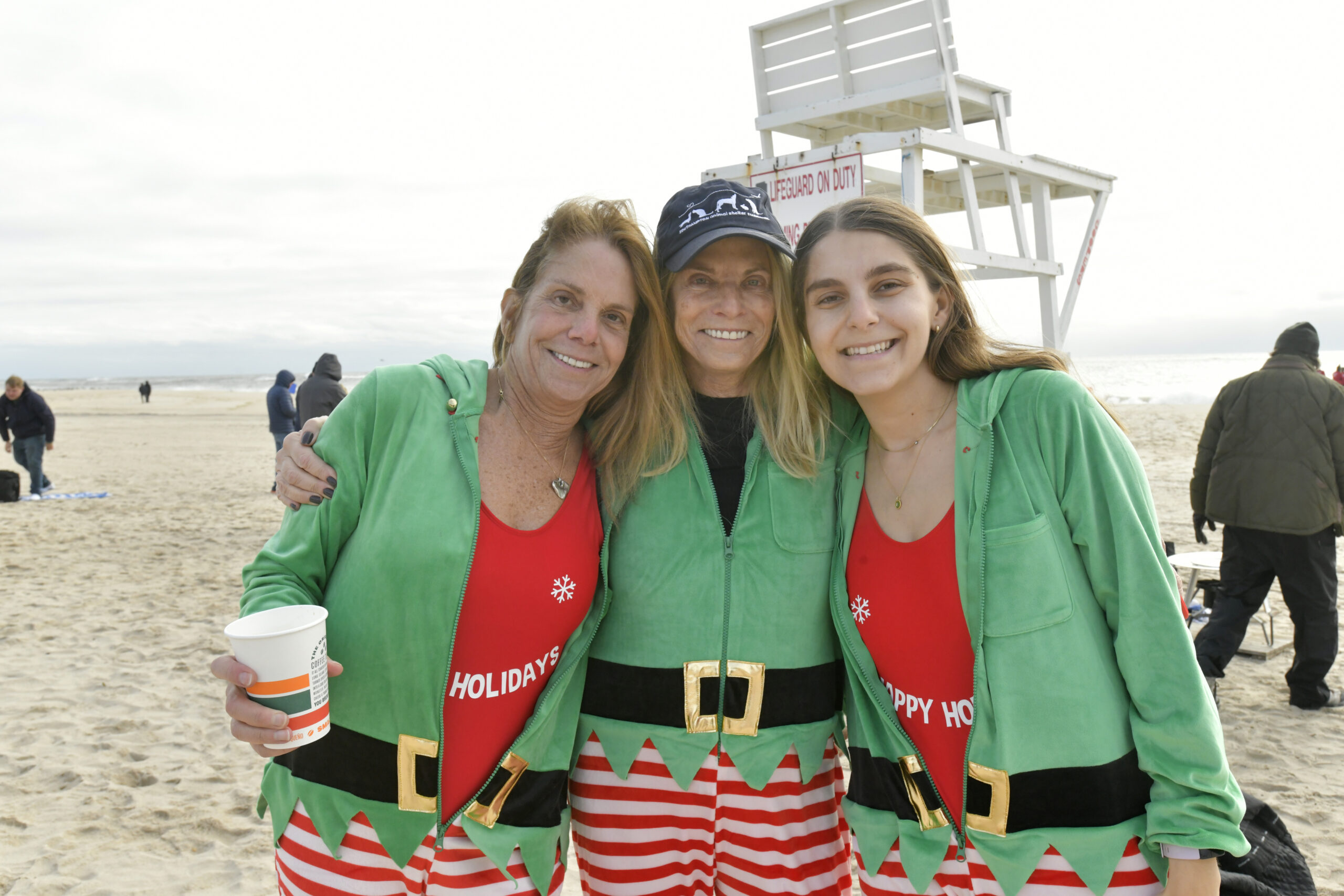 Members of Team Ice Breakers Lisa Schenker, Marcia Hershey and Emma Schenker.  DANA SHAW