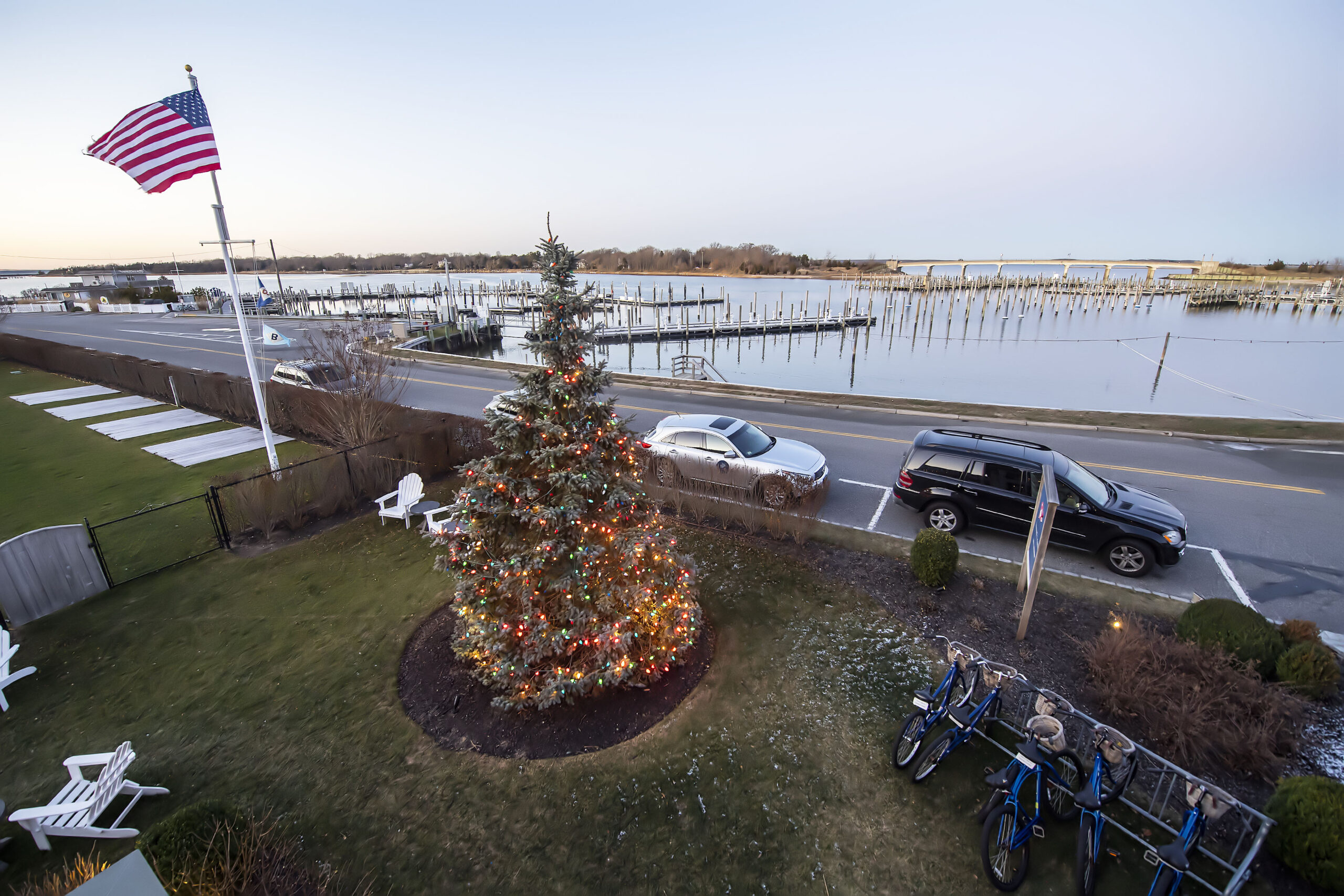 Baron's Cove is decked out for the holidays. MICHAEL HELLER
