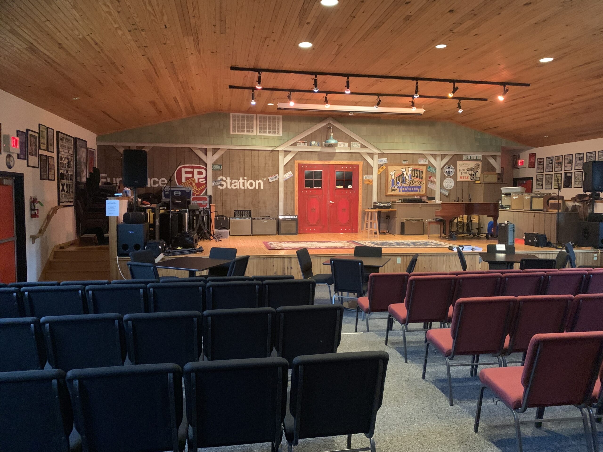 The music performance space at Jorma Kaukonen's Fur Peace Ranch in southern Ohio. ANNETTE HINKLE
