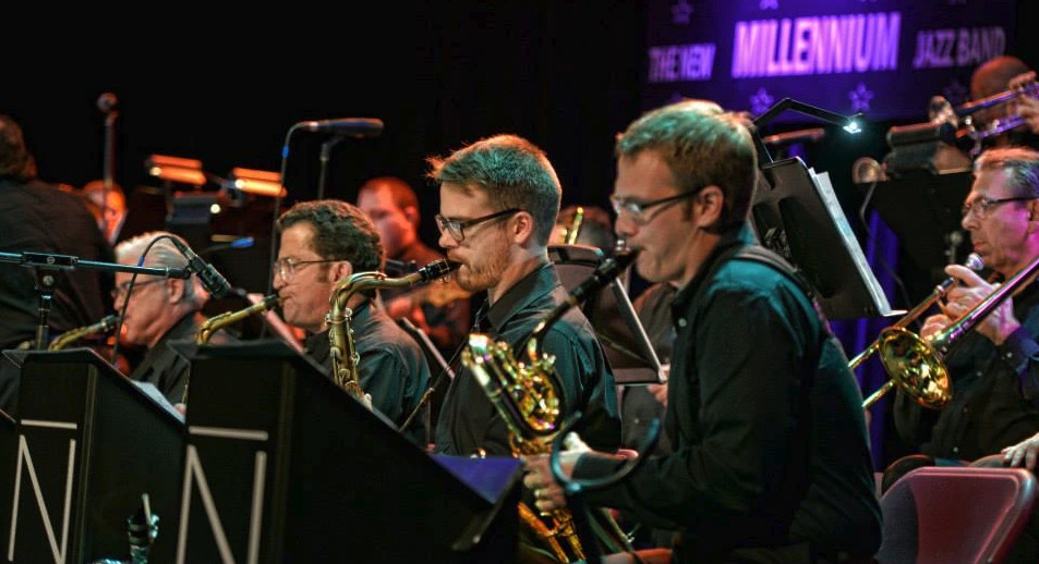 New Millennium Jazz Band performs a tribute to Sinatra on December 17 at The Suffolk. COURTESY SUFFOLK THEATER