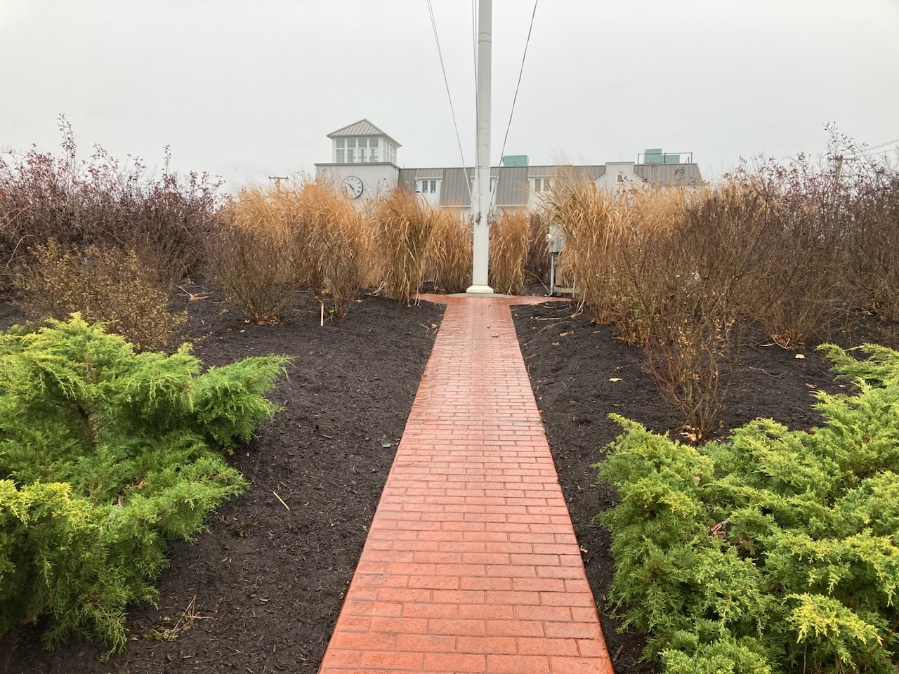 The Flanders Riverside and Northampton Community Association recently completed upgrades to the Riverside traffic circle. COURTESY FRNCA