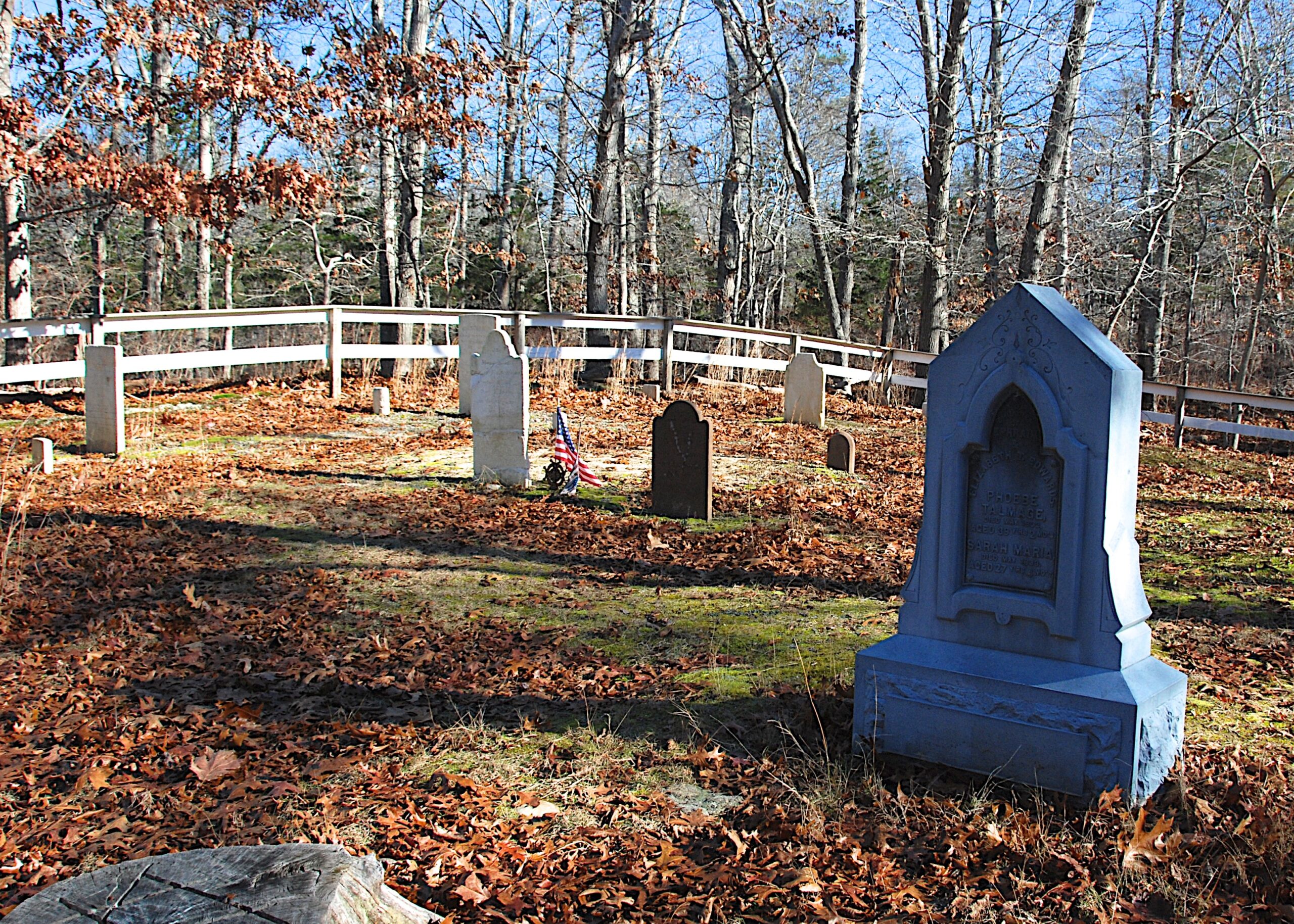 Governor Kathy Hochul nominated the Van Scoy family burying ground in Northwest Woods to be added to the National Register of Historic Places.   KYRIL BROMLEY