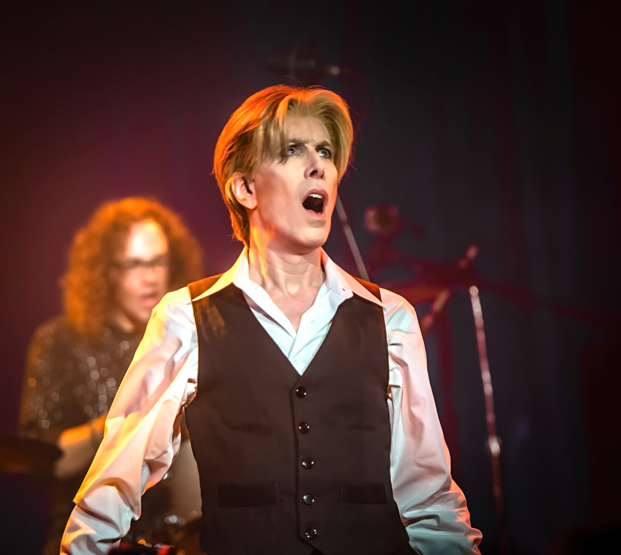 David Brighton performing in 