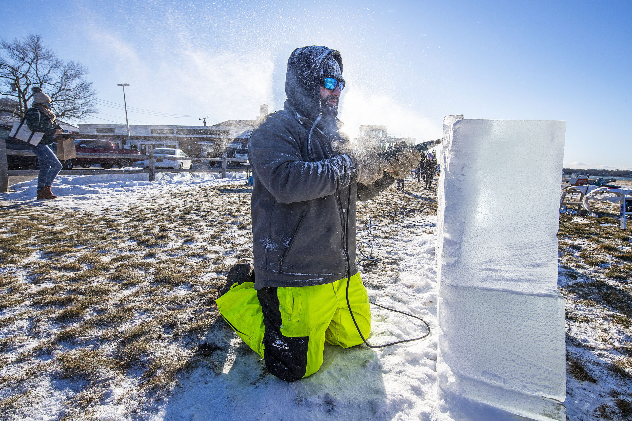 Ice caving will be on the schedule for HarborFrost 2023 this Saturday.   MICHAEL HELLER