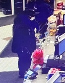 Police are seeking information about this man, who they say used fraudulent money to make purchases at Walgreens in Bridgehampton.    COURTESY CRIME STOPPERS