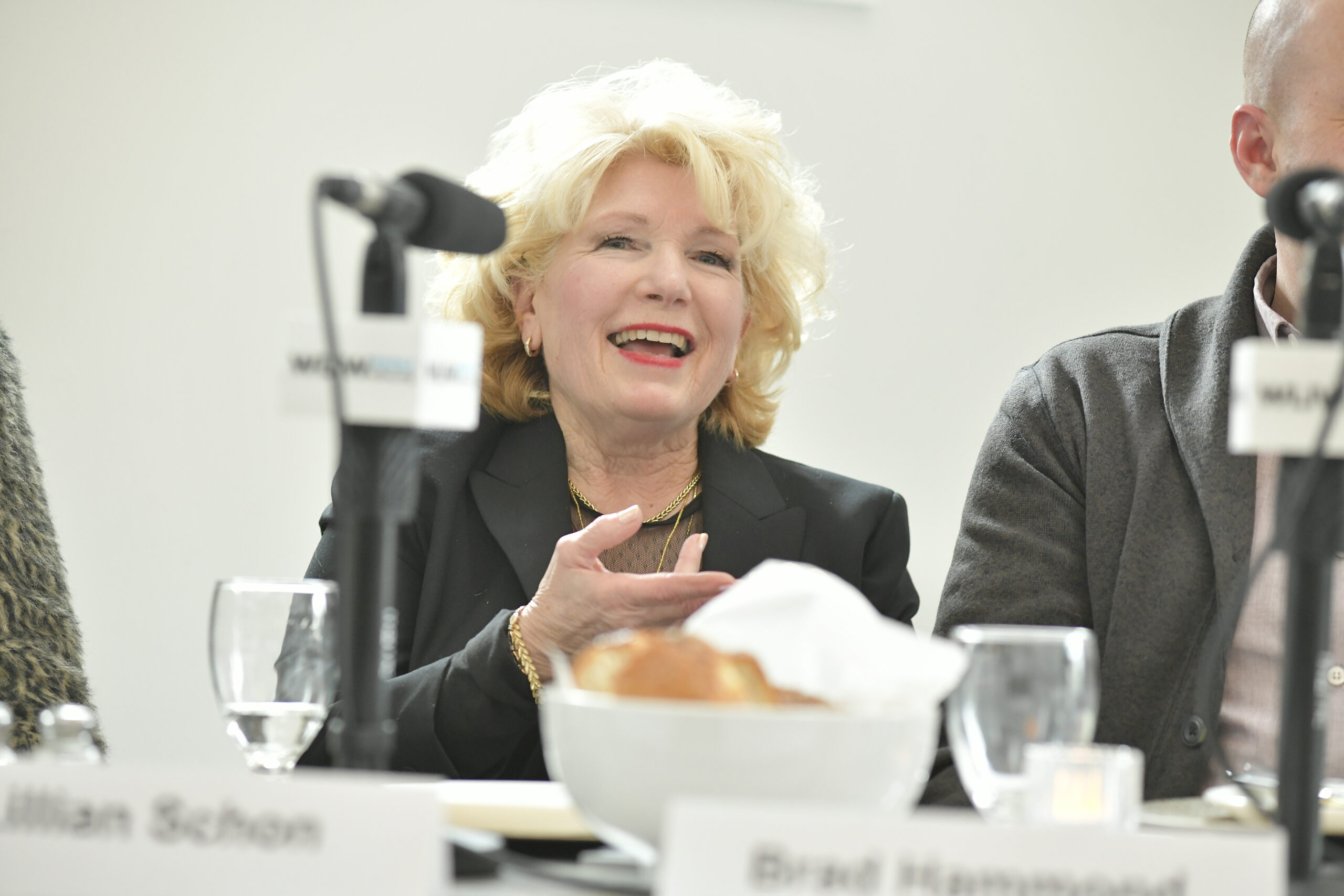 Panelist Lillian Schon, owner of Lillian's Hair Salon, at the Express Session at Buoy One on January 26.  DANA SHAW