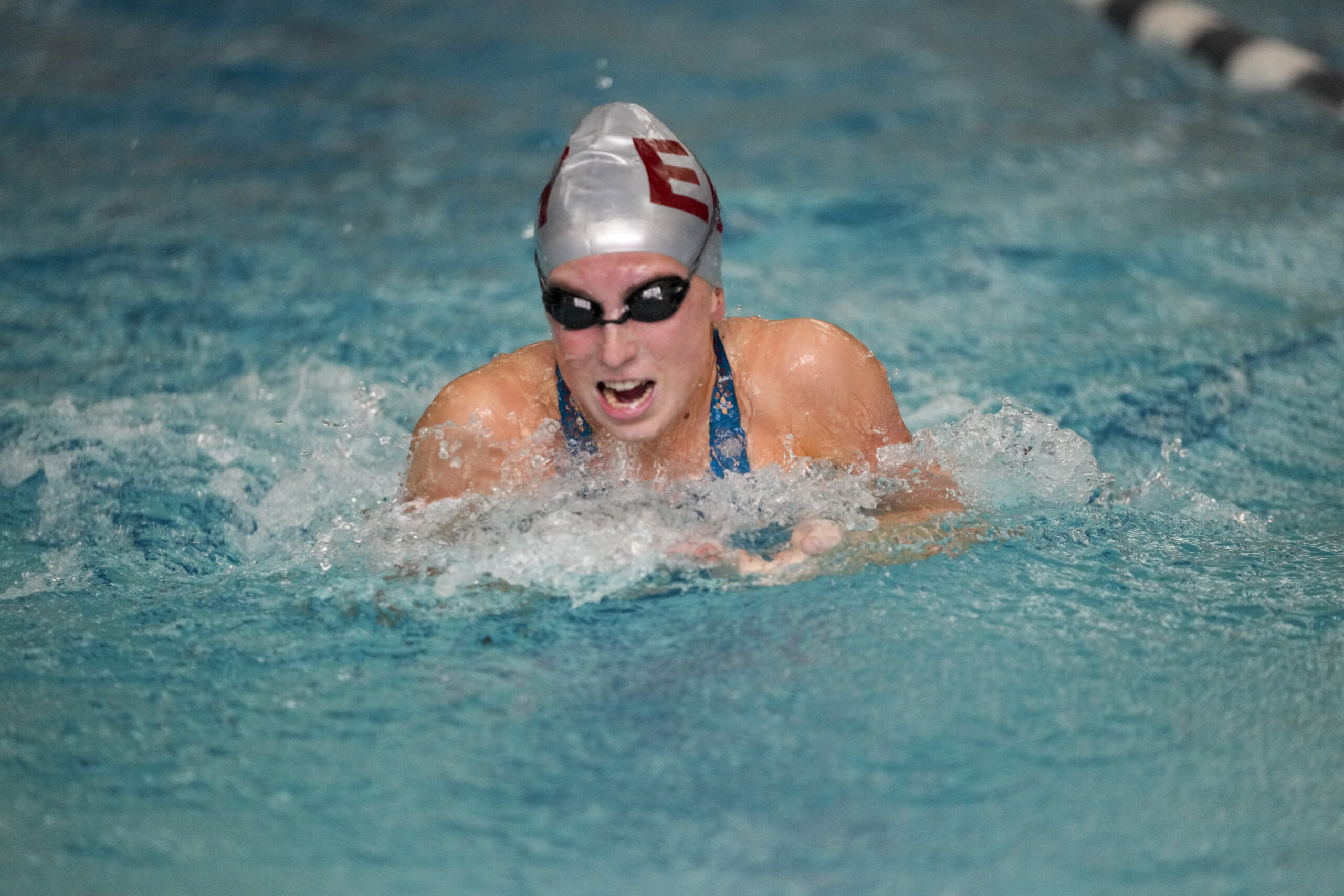 Jane Brierley earned All-Federation and All-State honors in the 100-yard breaststroke.    RON ESPOSITO