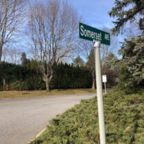 The police barricade on Somerset Avenue will be removed at 8 p.m. on Friday night, January 20, so the village can conduct a traffic study in the area. CAILIN RILEY