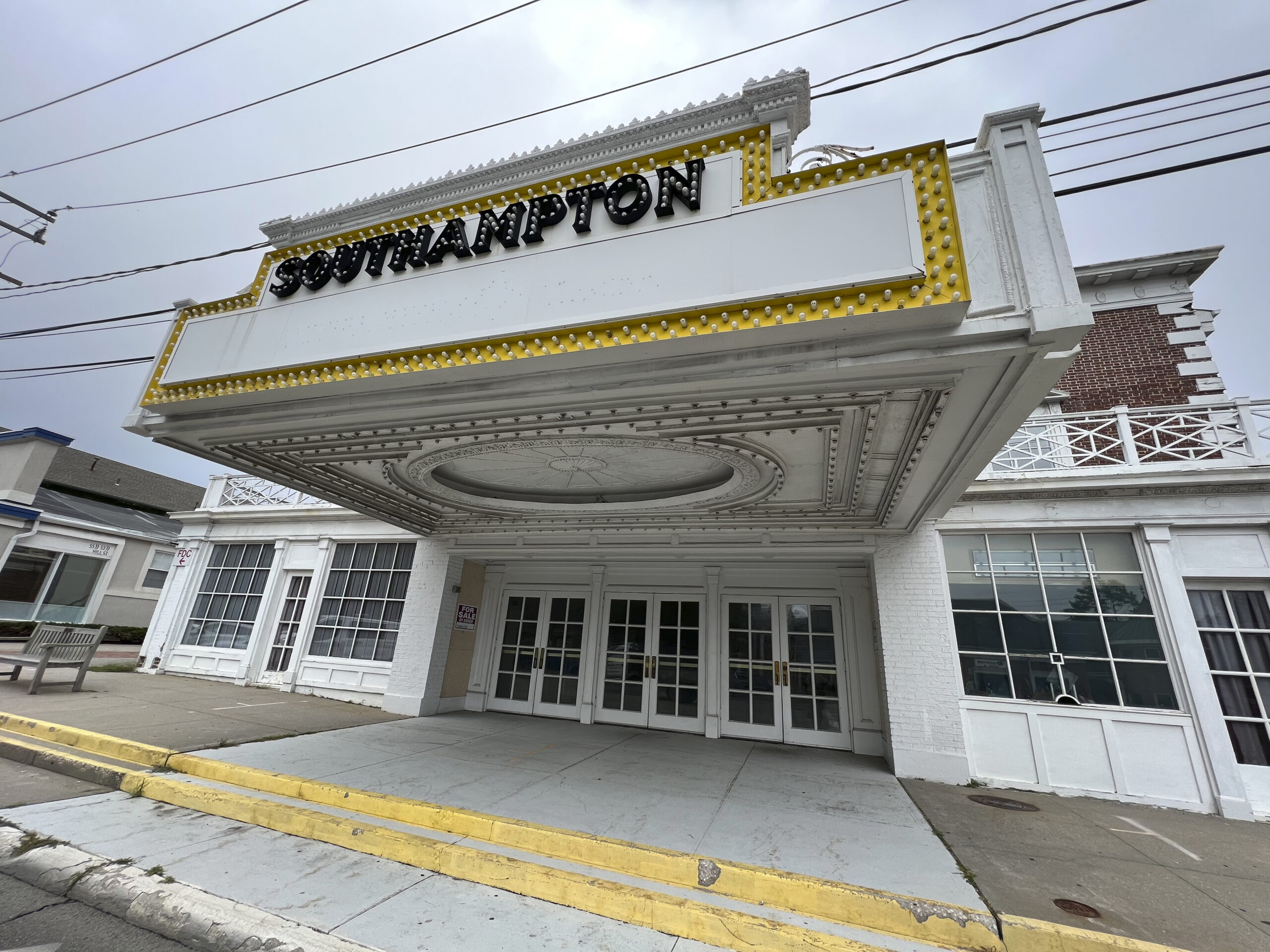 The Southampton Village Architectural Review Board recently granted landmarks status to the Southampton movie theater.  DANA SHAW