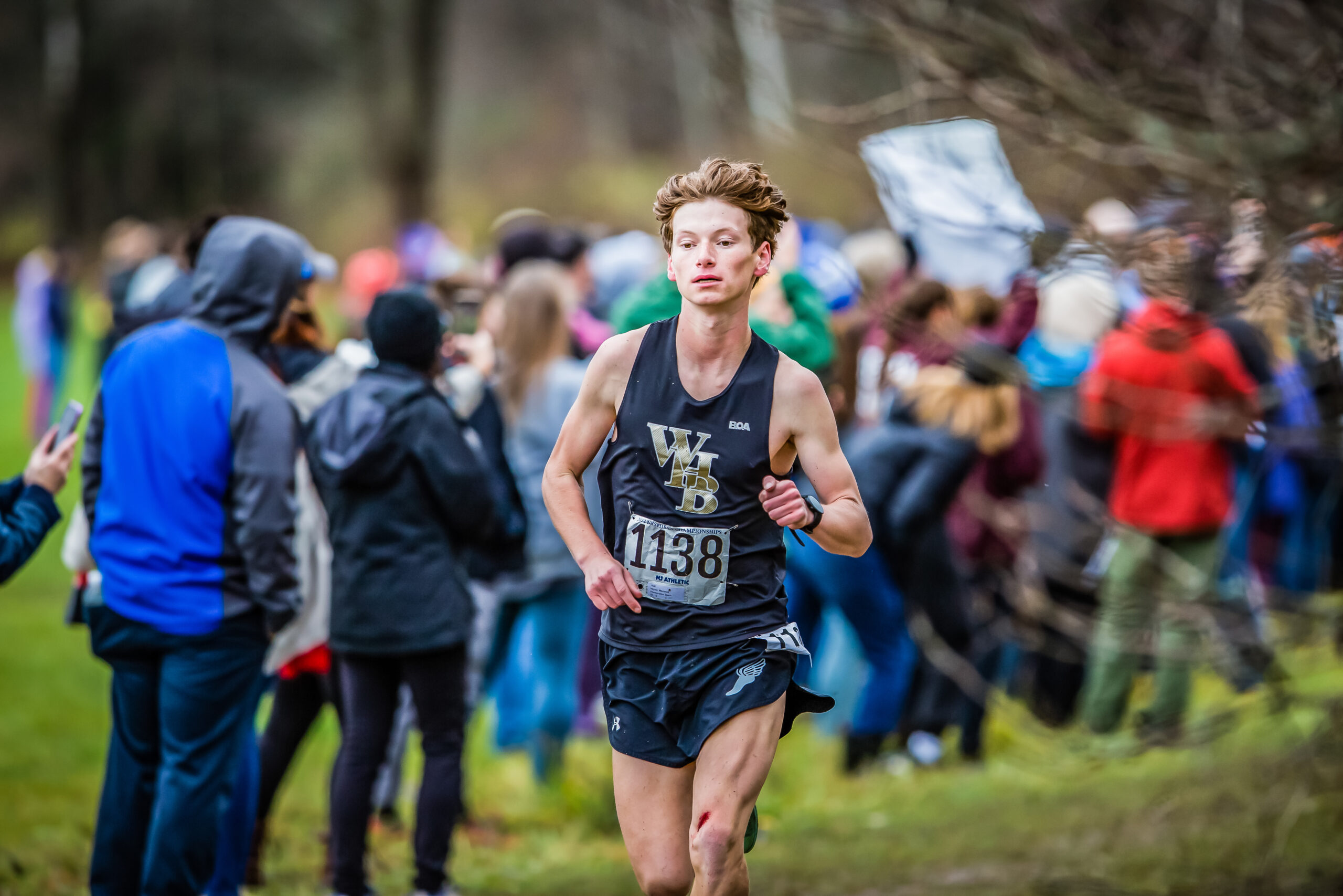 Max Haynia was just the second cross country runner in school history to reach Nationals.    REBECCA MCMANUS