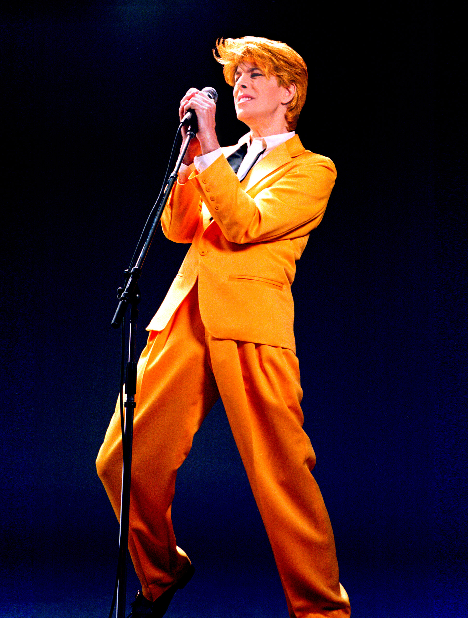 David Brighton performs as David Bowie in 