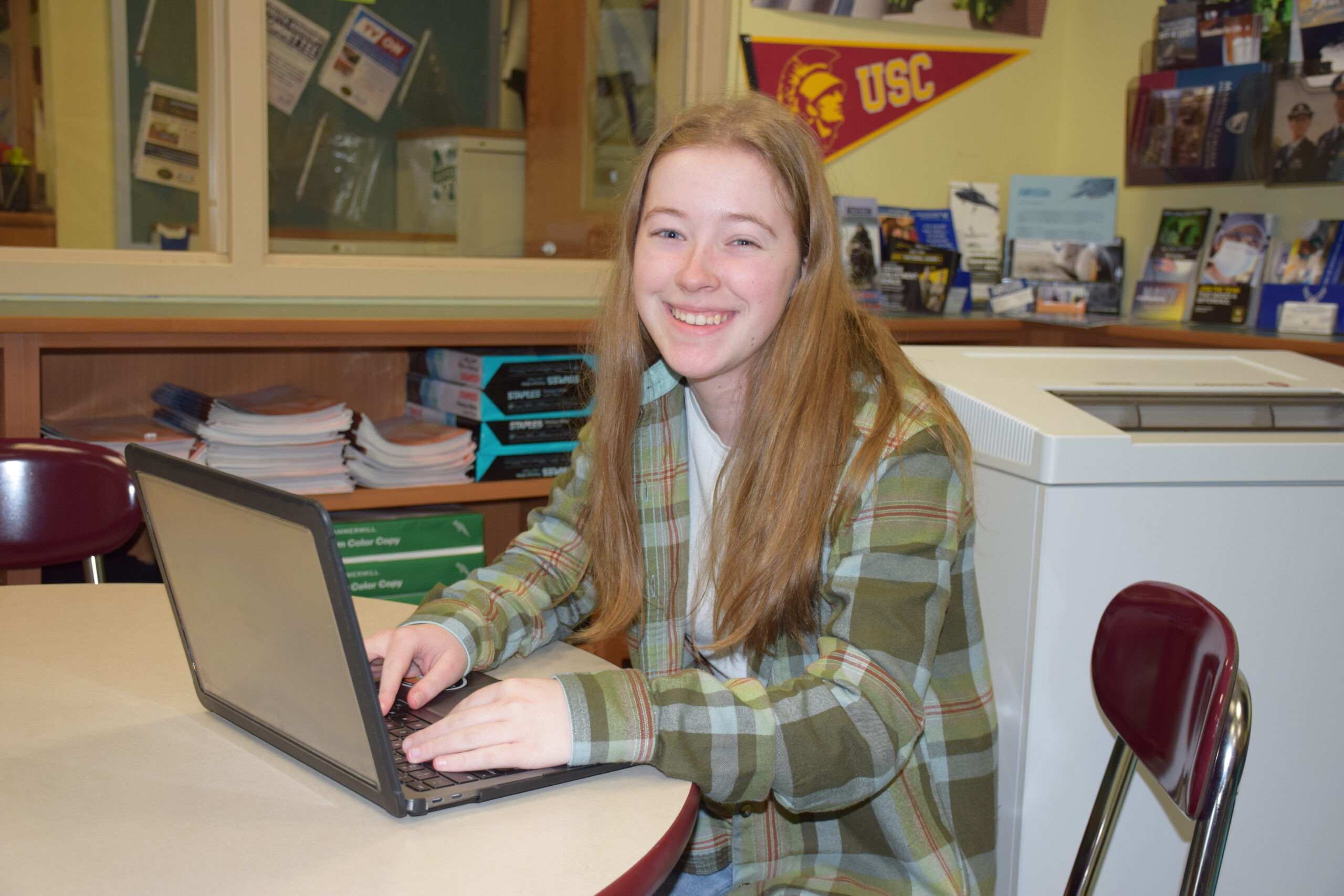 Westhampton Beach High School junior Jessica Curran was recently named a finalist in the Stony Brook University Young Investigators Writing Competition in the category of environmental science.  COURTESY WESTHAMPTON BEACH SCHOOL DISTRICT