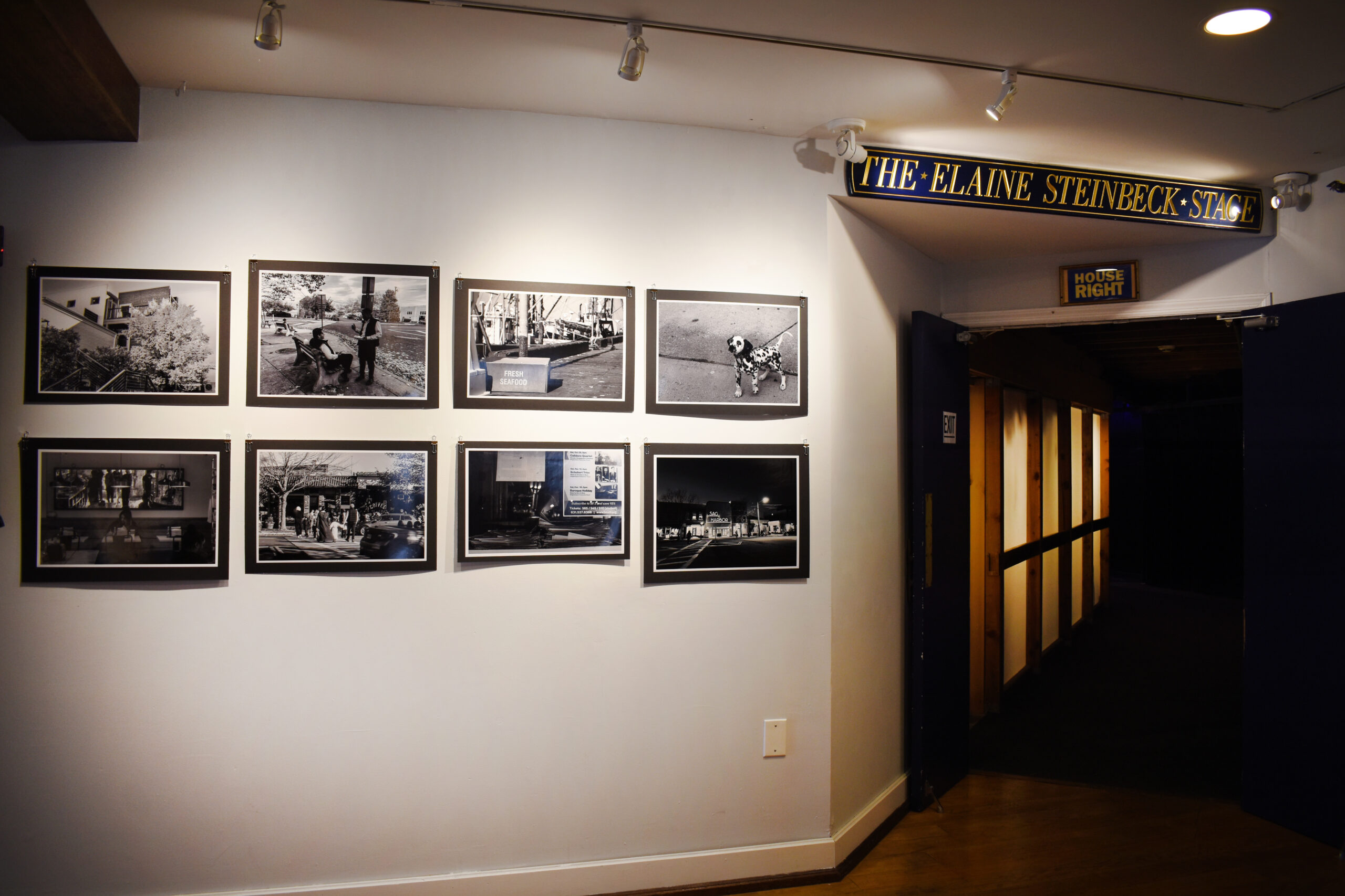 Pierson High School photography students work on view at Bay Street Theater in 
