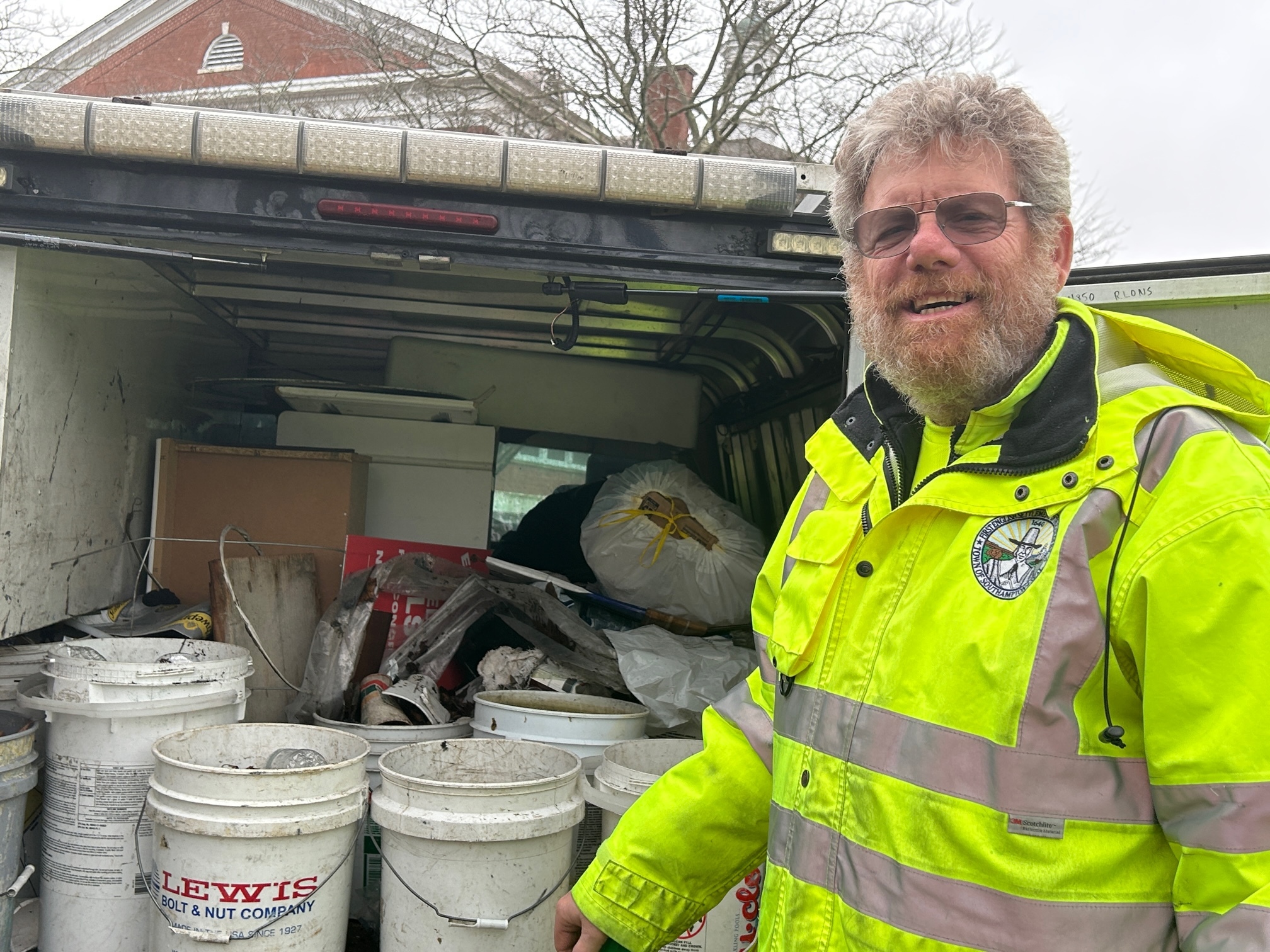 A one man cleanup crew, Dave Lipman picked up 16 tons of roadside litter in 2022. He's on pace to beat his record this year.    KITTY MERRILL