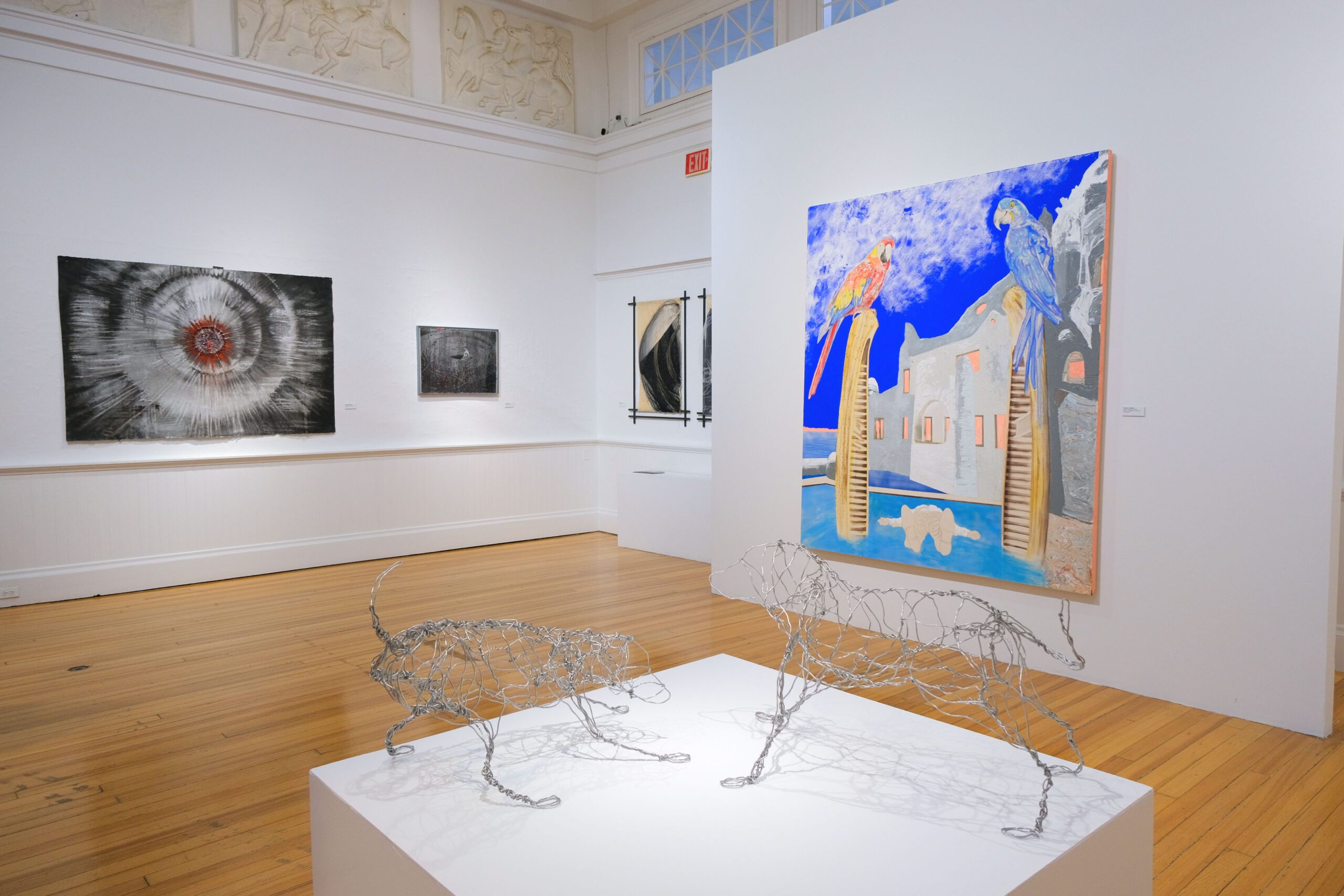 Installation view of 