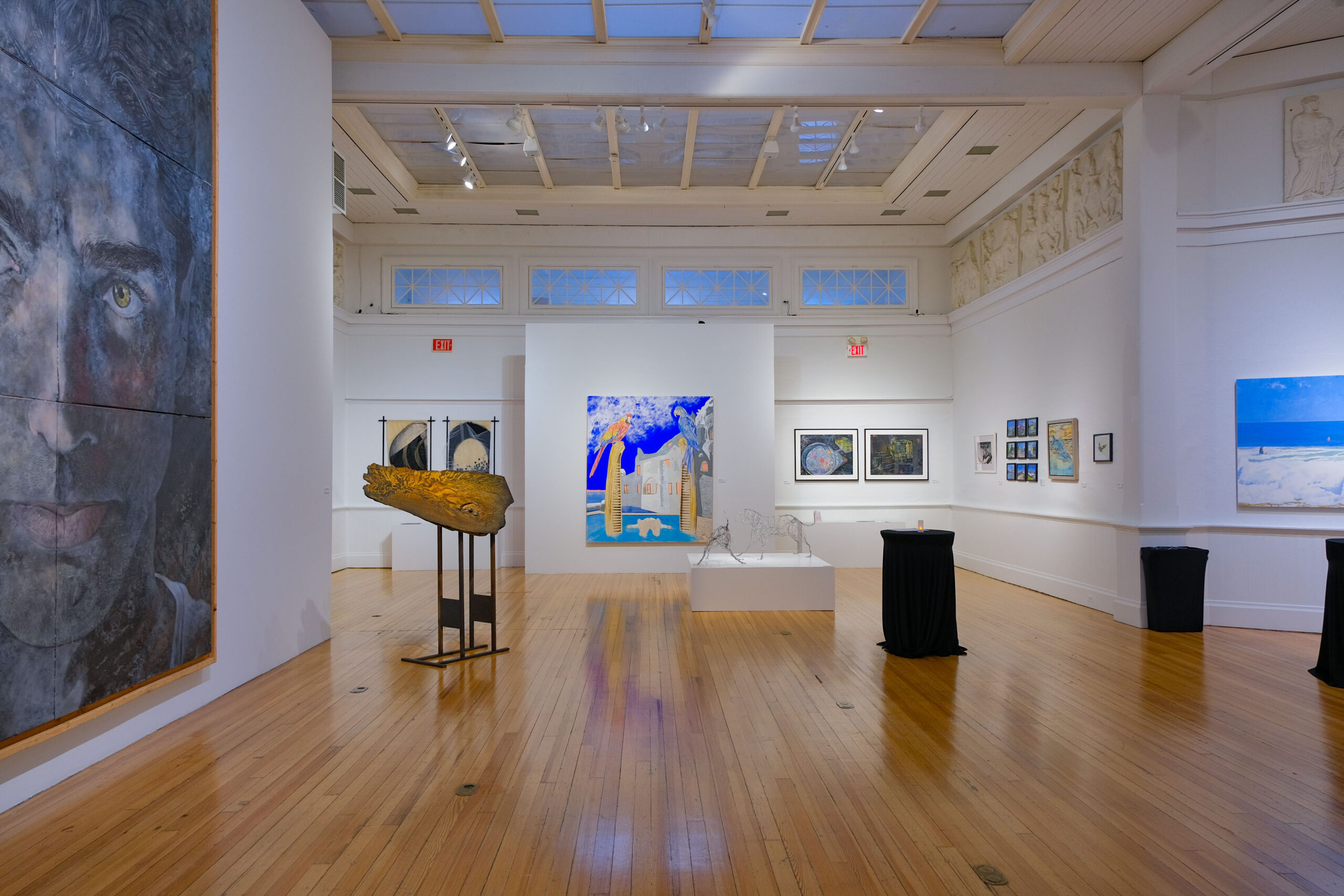 Installation view of 