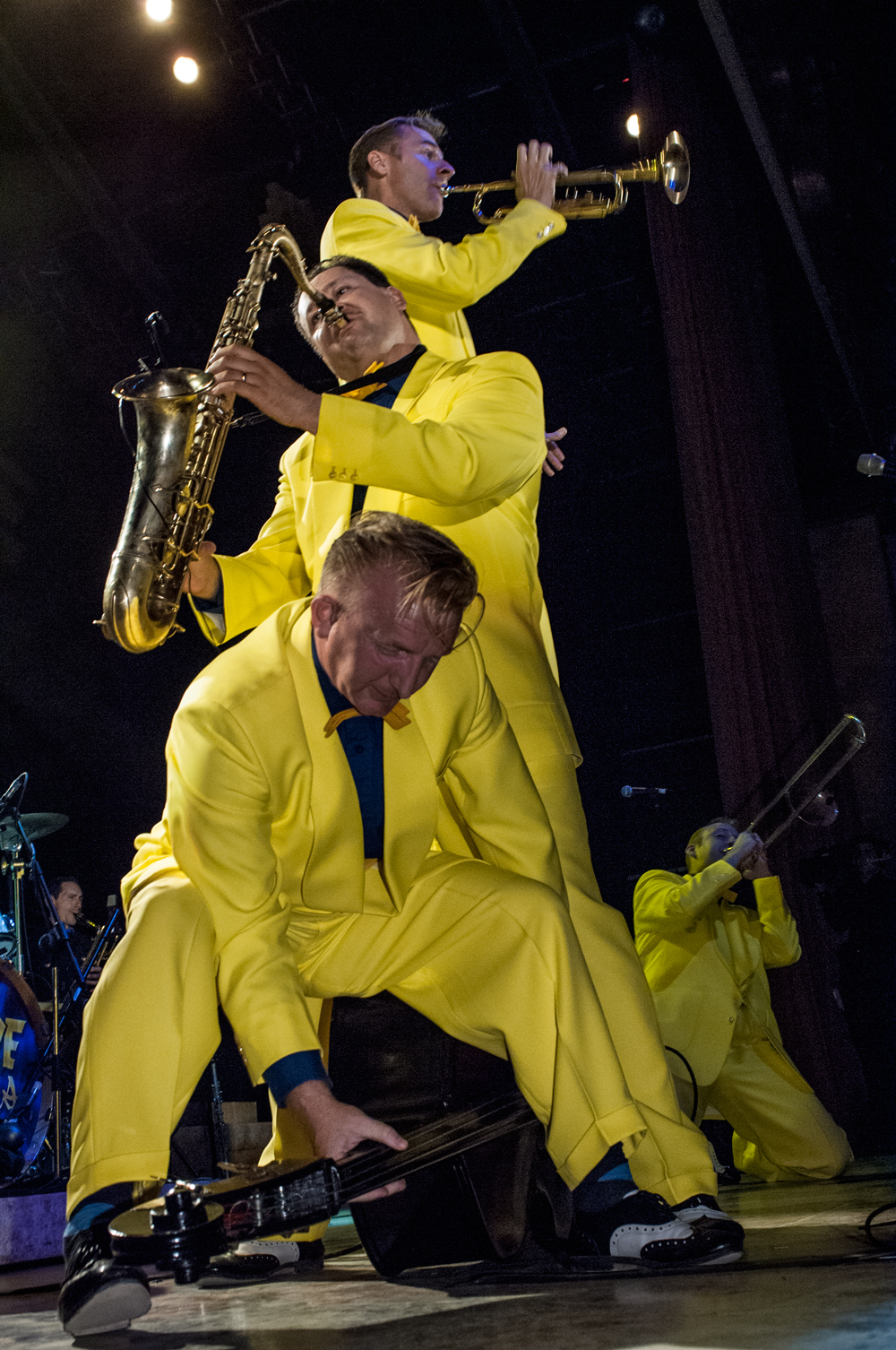 The Jive Aces perform at Suffolk Theater on March 3. COURTESY SUFFOLK THEATER