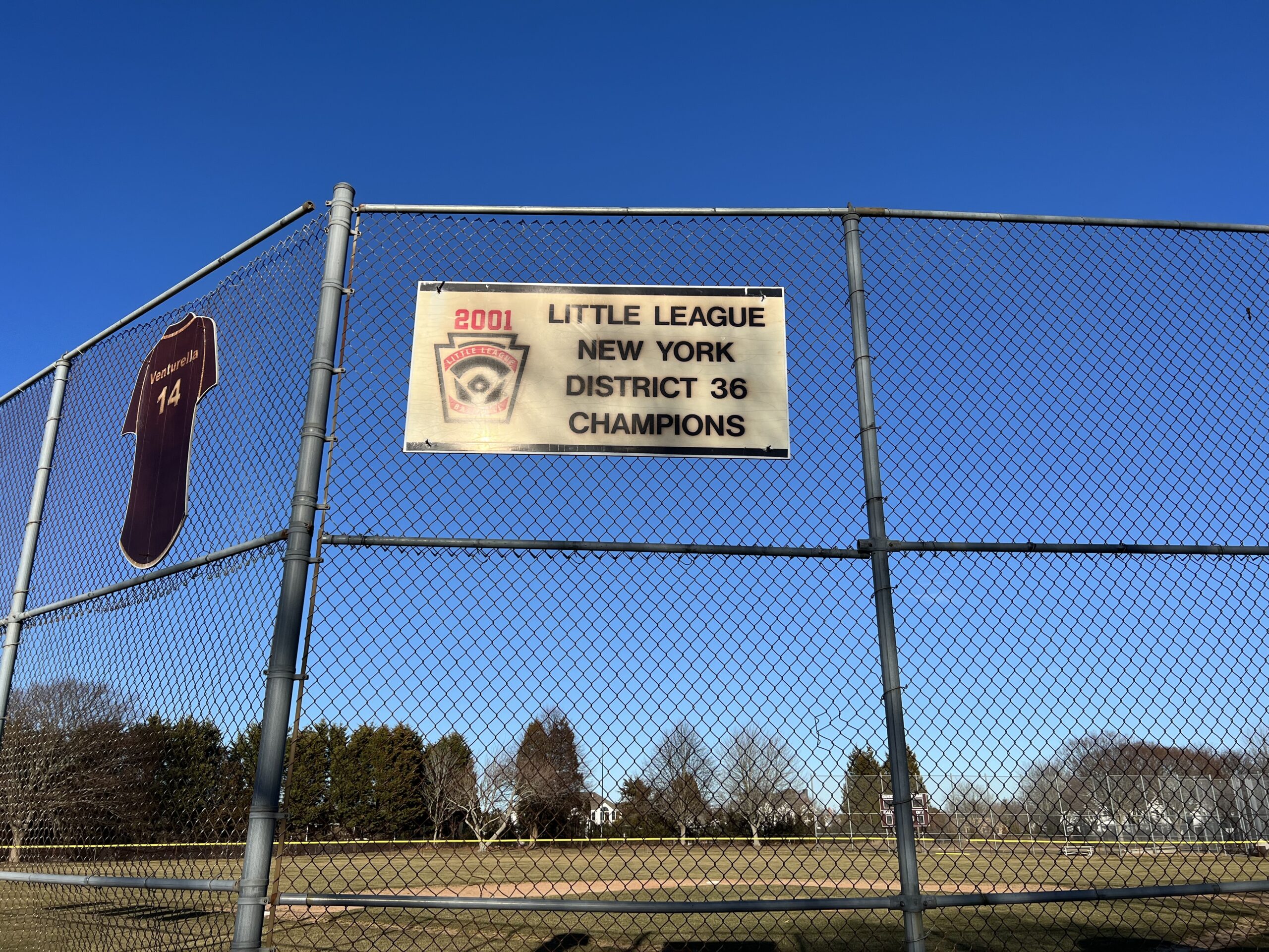 The signs at Downs Family Recreational Park in Southampton are in some need of some tender loving care.   COURTESY FISHER SIGNS & SHIRTS