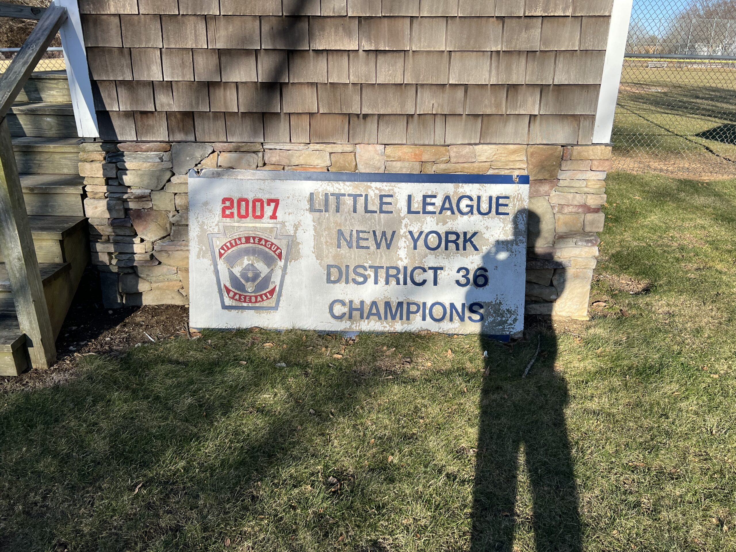 The signs at Downs Family Recreational Park in Southampton are in some need of some tender loving care.   COURTESY FISHER SIGNS & SHIRTS