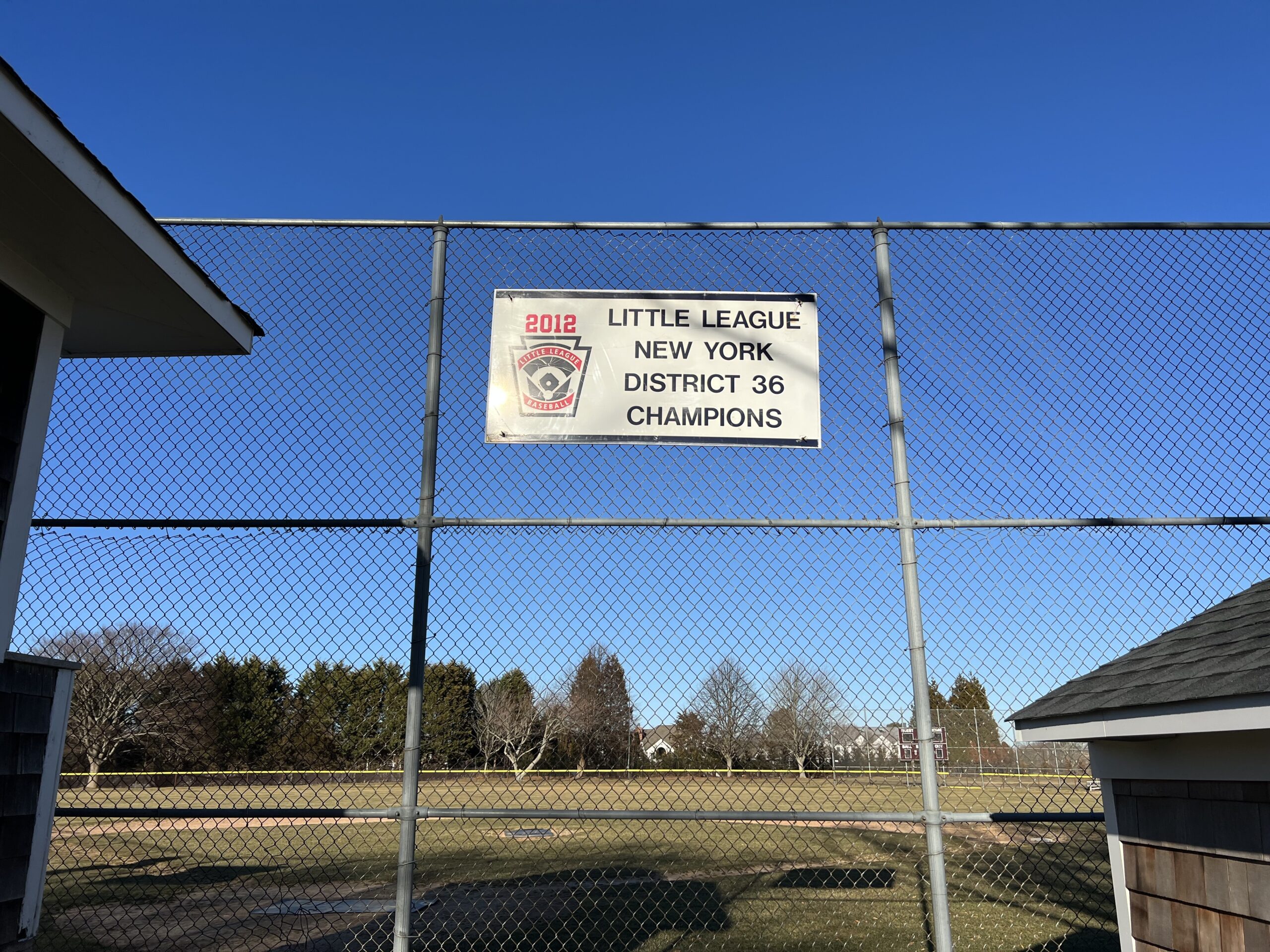 The signs at Downs Family Recreational Park in Southampton are in some need of some tender loving care.   COURTESY FISHER SIGNS & SHIRTS