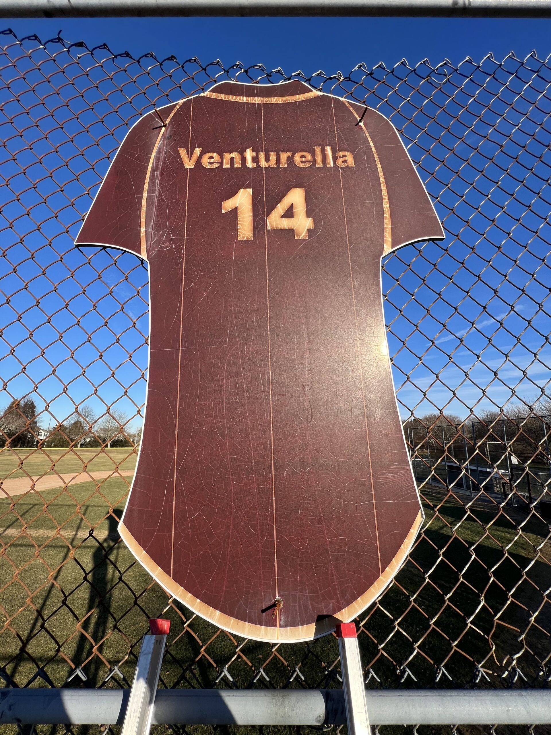 The signs at Downs Family Recreational Park in Southampton are in some need of some tender loving care.   COURTESY FISHER SIGNS & SHIRTS