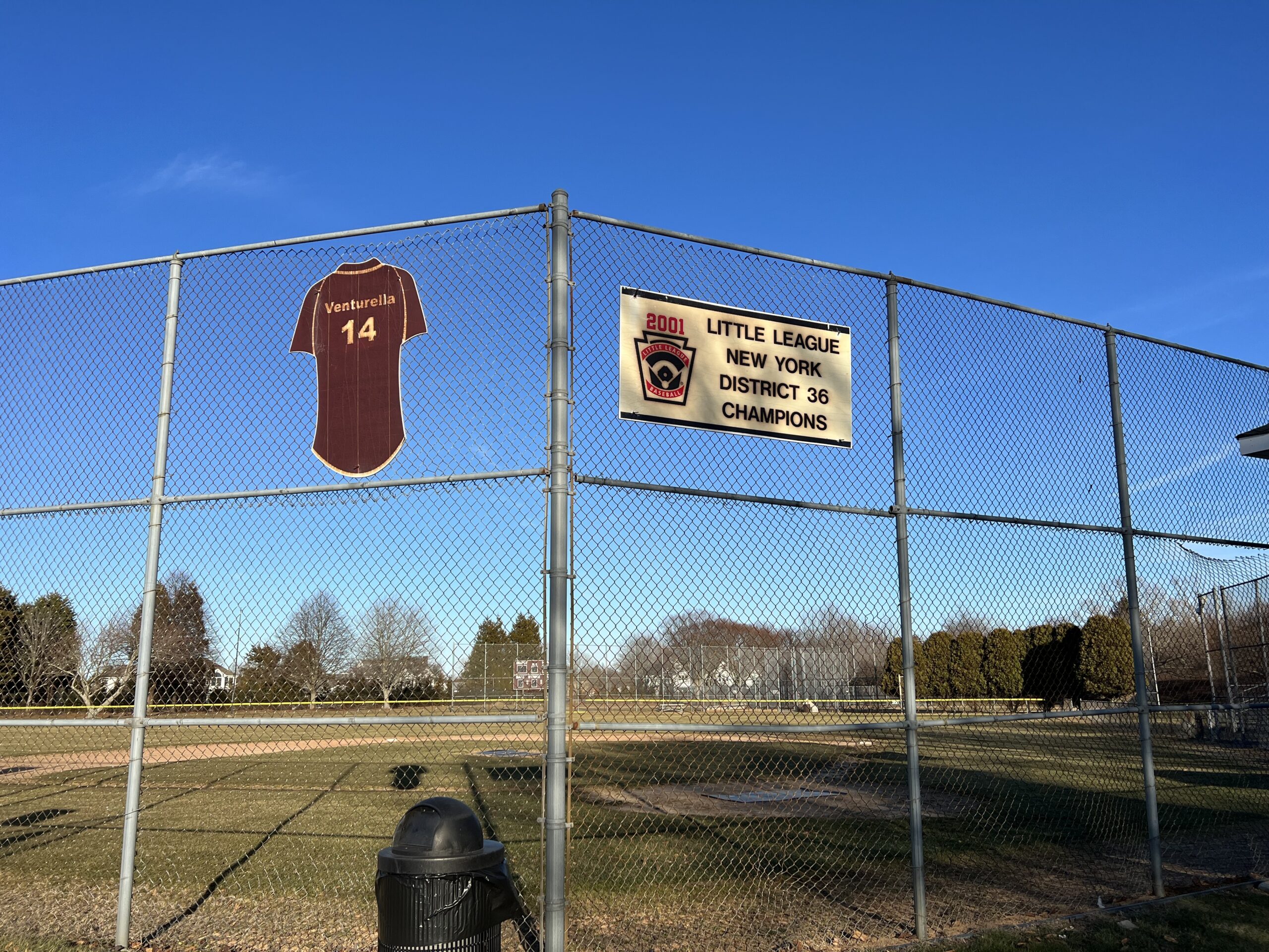 The signs at Downs Family Recreational Park in Southampton are in some need of some tender loving care.   COURTESY FISHER SIGNS & SHIRTS