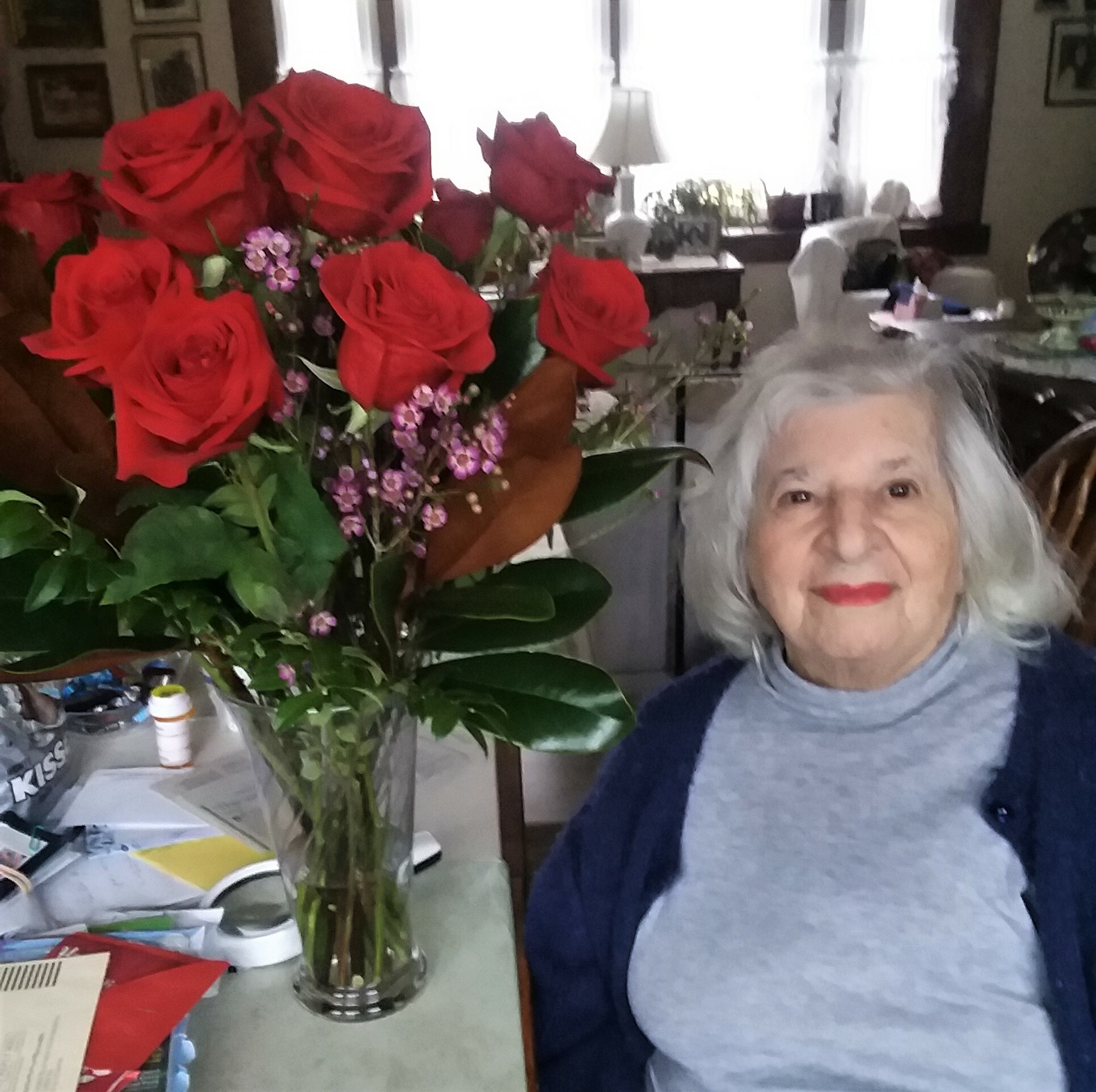 Happy birthday wishes to Rose Loos of Westhampton Beach, who is turning 107 years old on March 3.  COURTESY ELLEN LOOS