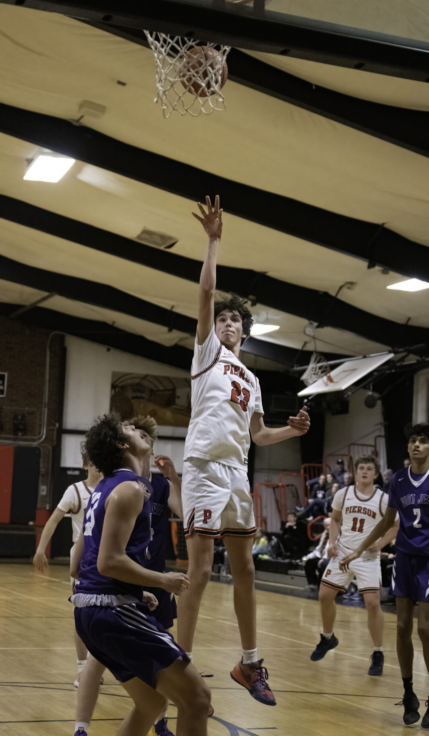 Kyle Seltzer's 15 points were a big key to the Whalers' victory over Port Jeff last week.   MARIANNE BARNETT
