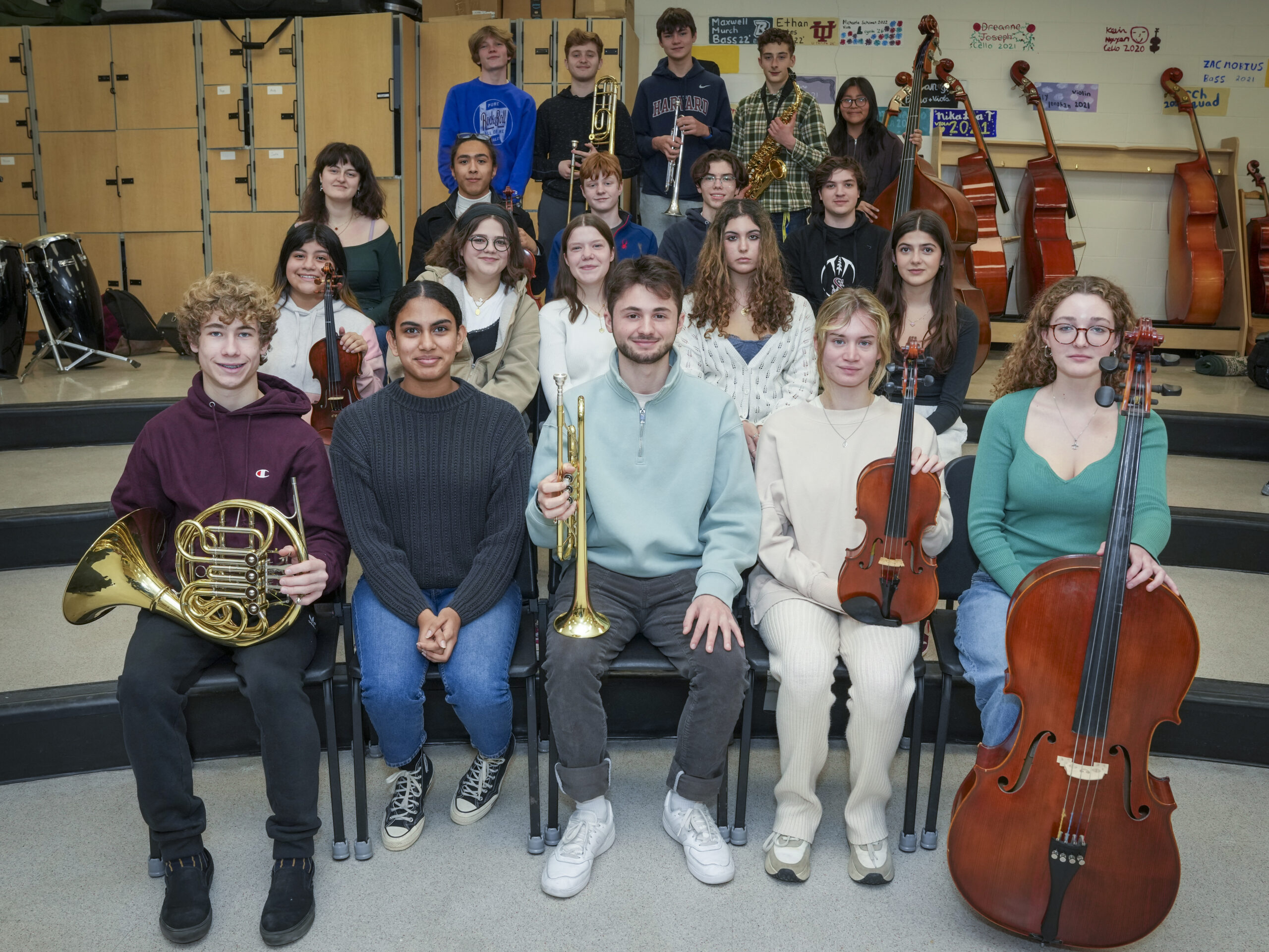 Southampton High School student-musicians recently participated in the Hampton Music Educators Association’s annual music festival. COURTESY SOUTHAMPTON SCHOOL DISTRICT
