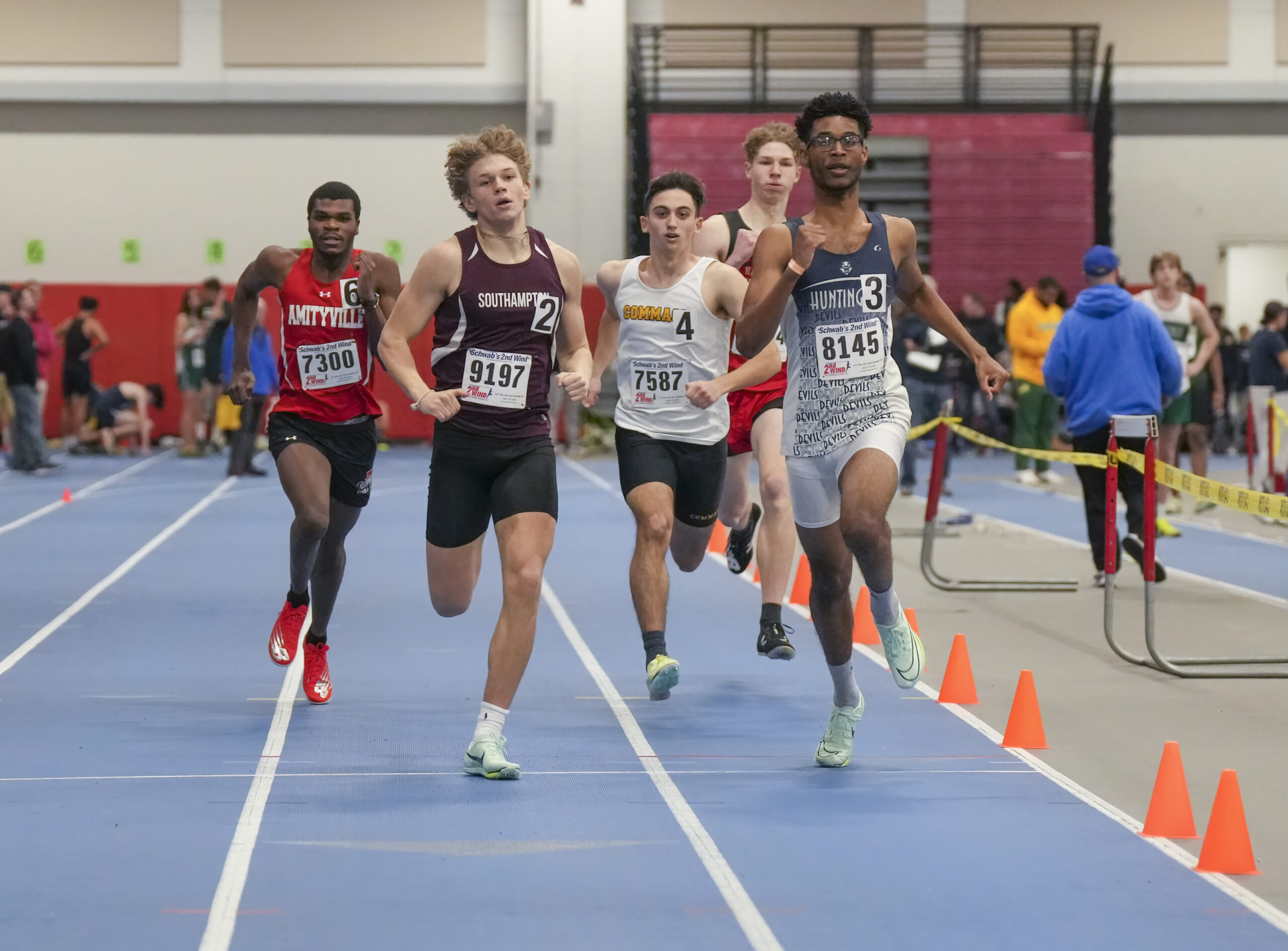 Southampton sophomore Christian Duggal placed fourth in the 600-meter run.   RON ESPOSITO