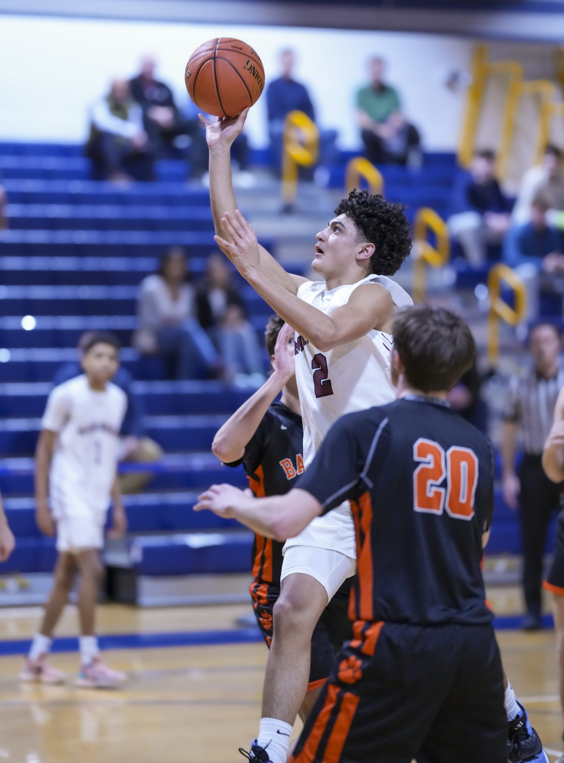 Southampton freshman Alex Franklin gets through the Babylon defense.   RON ESPOSITO