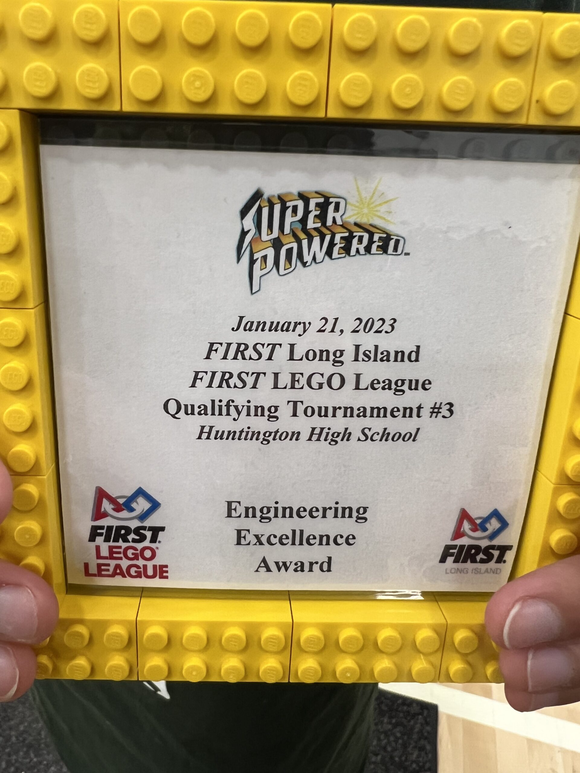 Two teams from Springs School competed last weekend in the FIRST Long Island Lego League “Super Power” qualifiers. Thunder Bots won the Innovation Award and the Lightening Bots won the Engineering Award. Both teams qualified for the finals on March 5 at Hicksville High School.  This is Springs 6th year competing. COURTESY SPRINGS SCHOOL