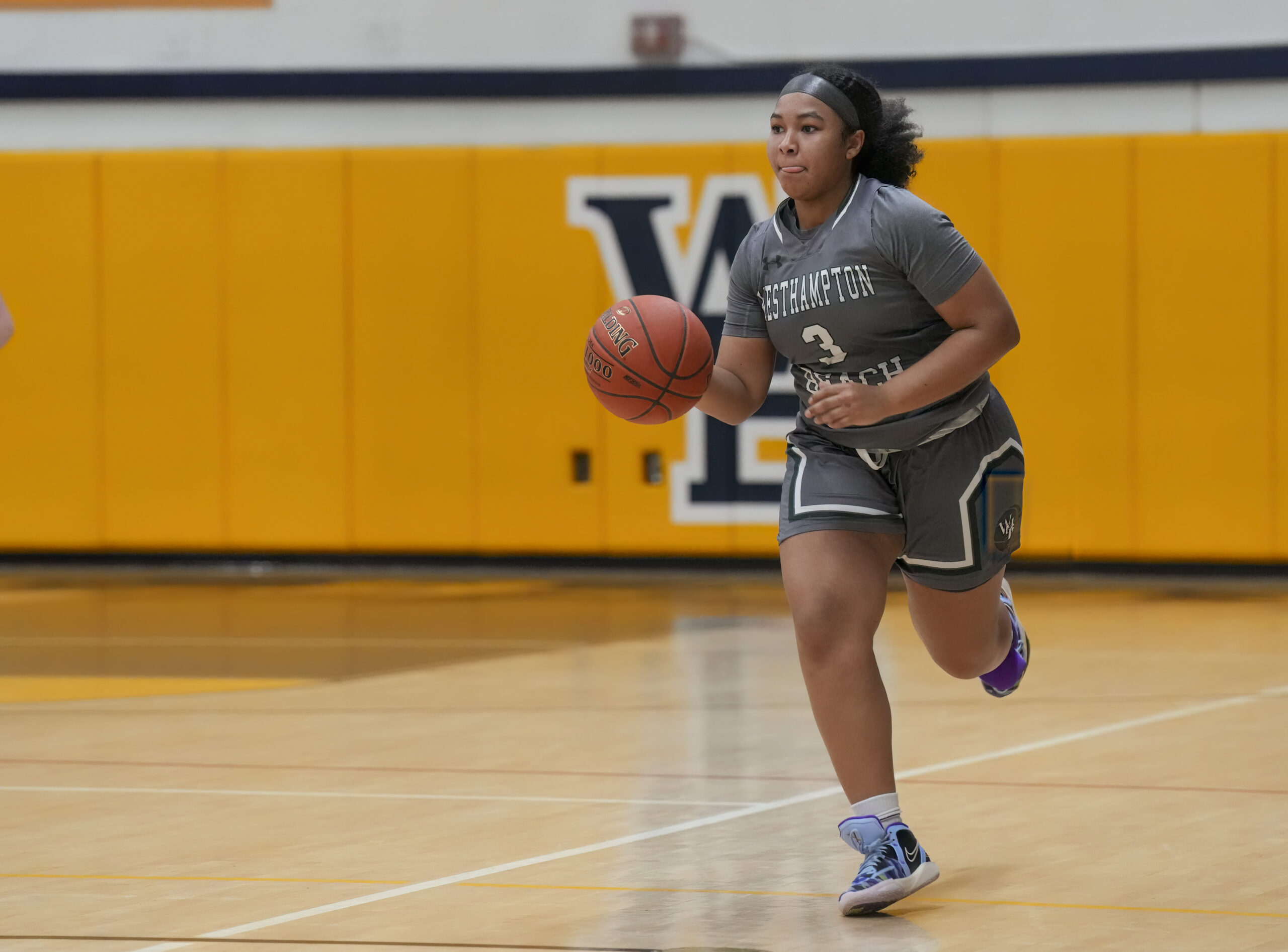 Westhampton Beach freshman Sandra Clarke.   RON ESPOSITO