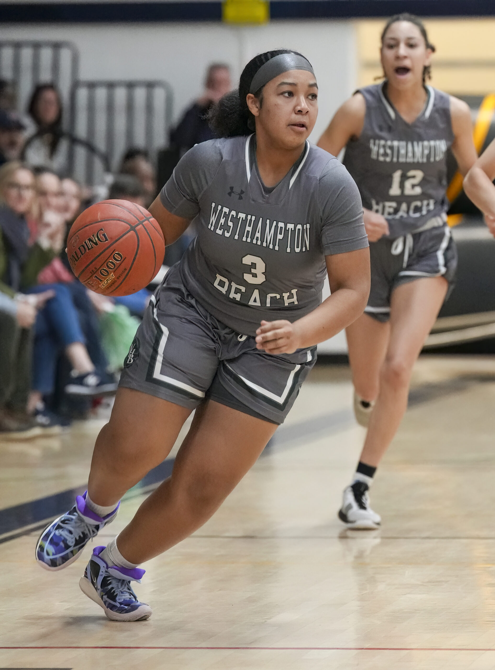 Westhampton Beach freshman Sandra Clarke.   RON ESPOSITO