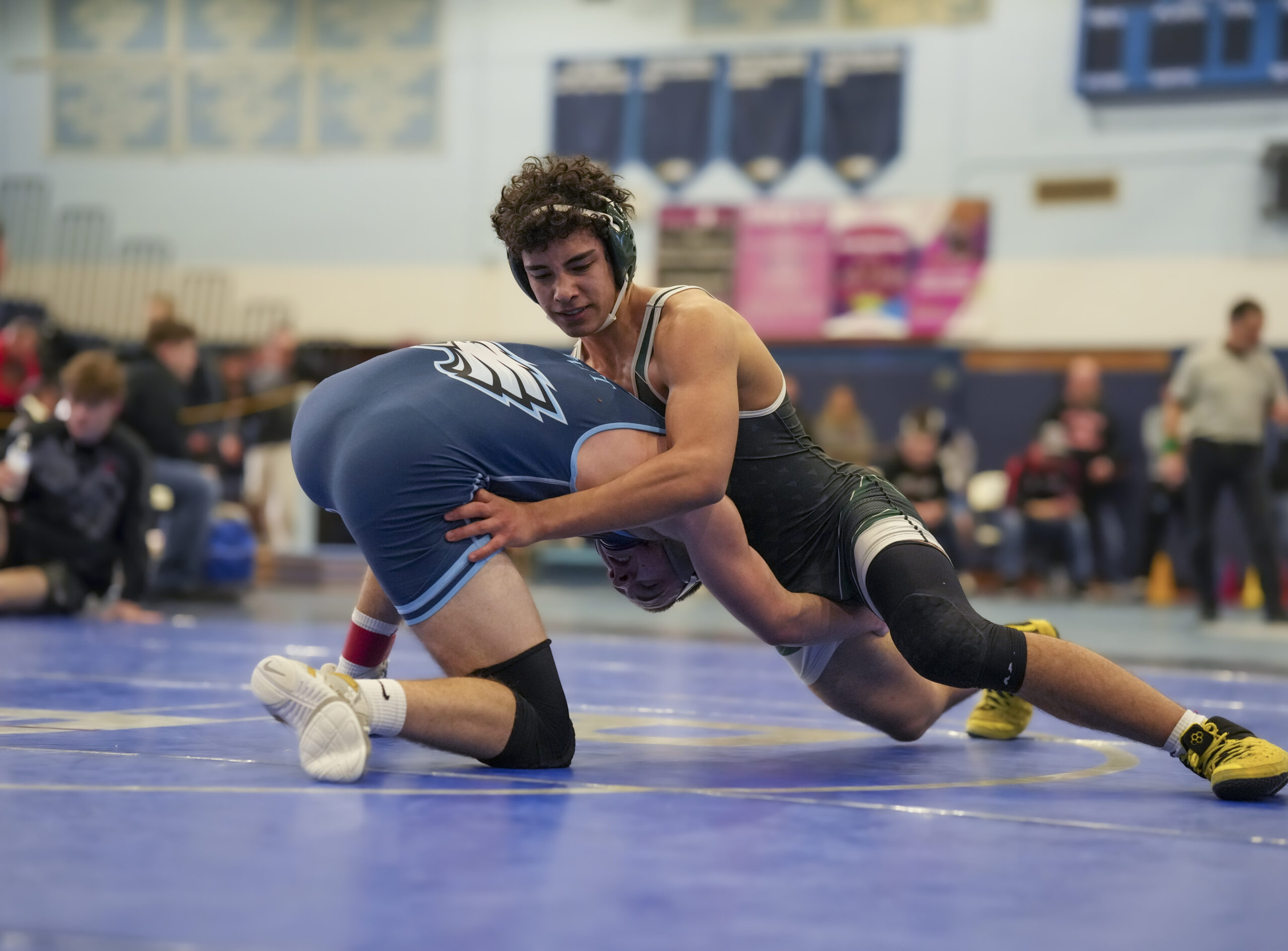 Joe Carasiti of Westhampton Beach lost his quarterfinals match to Matt Mitchko of Rocky Point.  RON ESPOSITO