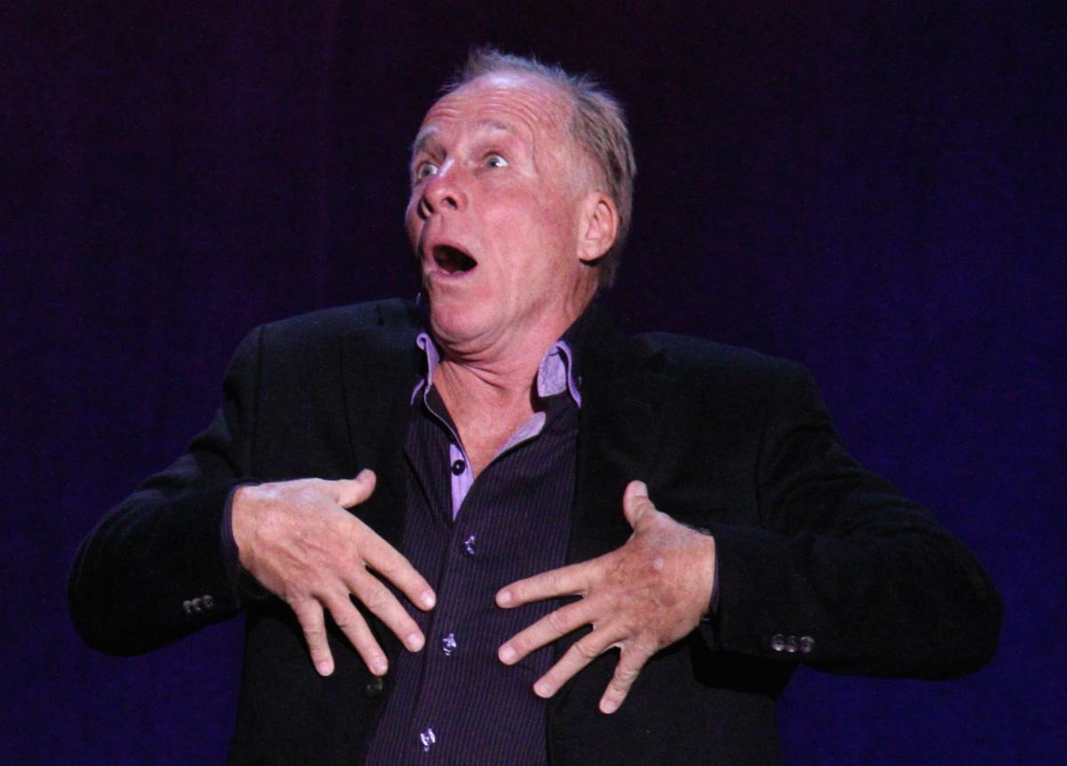 Jackie “The Joke Man” Martling performs at Suffolk Theater on March 4. COURTESY SUFFOLK THEATER