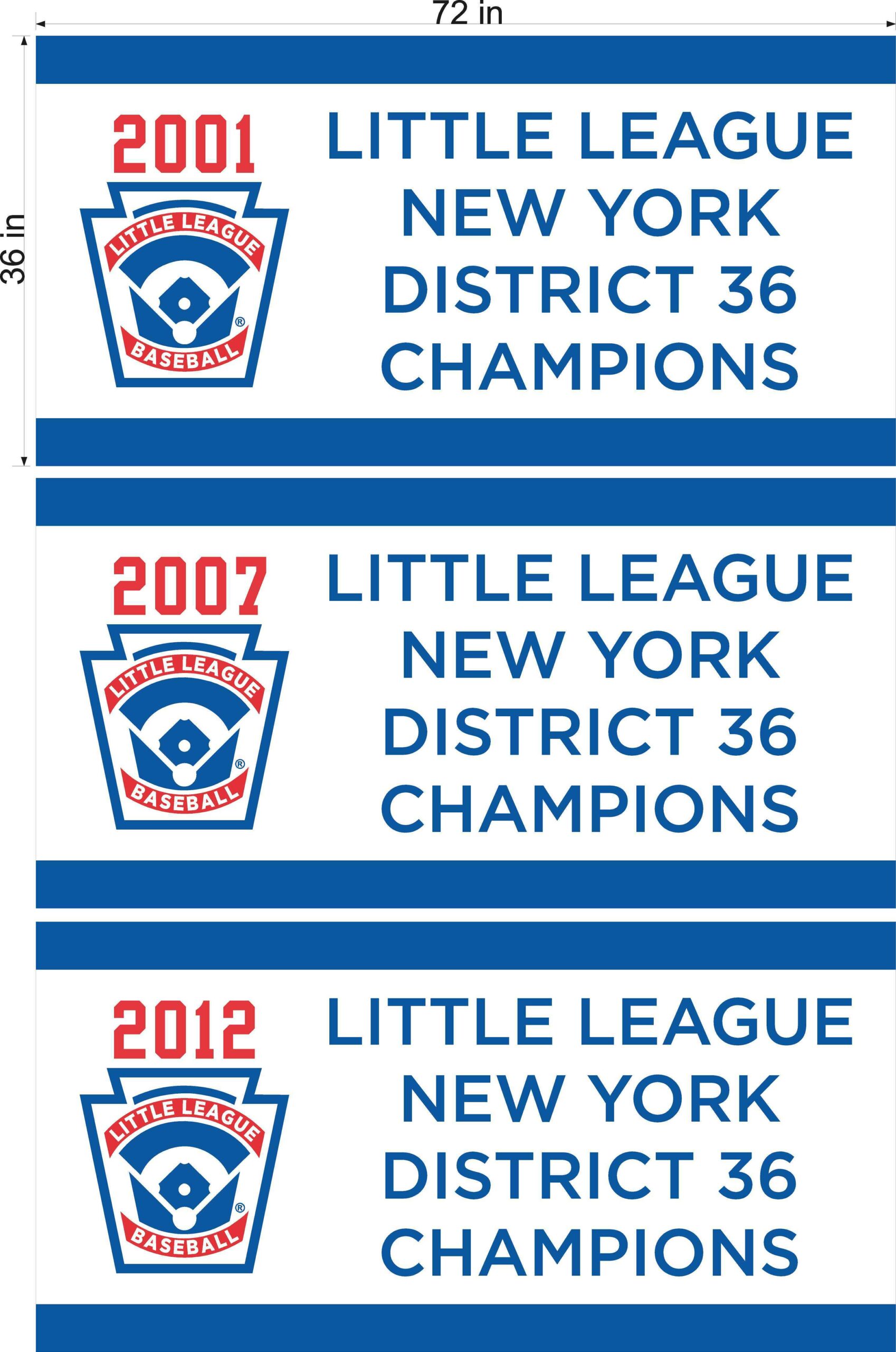 Mockups of the new signs that would be installed at Downs Family Recreational Park.   COURTESY FISHER SIGNS & SHIRTS