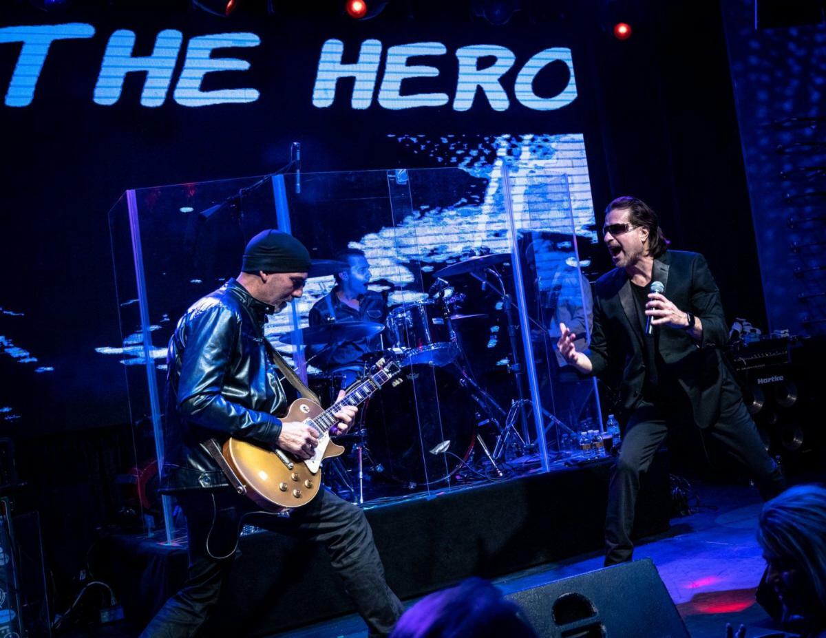 Suffolk Theater presents Unforgettable Fire, the ultimate U2 tribute band, on March 18. COURTESY THE SUFFOLK