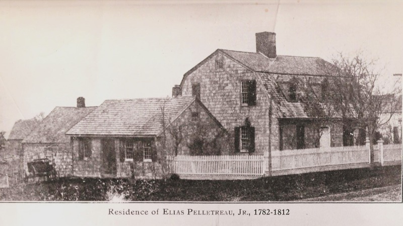 Residence of Elias Pelletreau 1782-1812, from the Collection of the Southampton Historical Museum. 