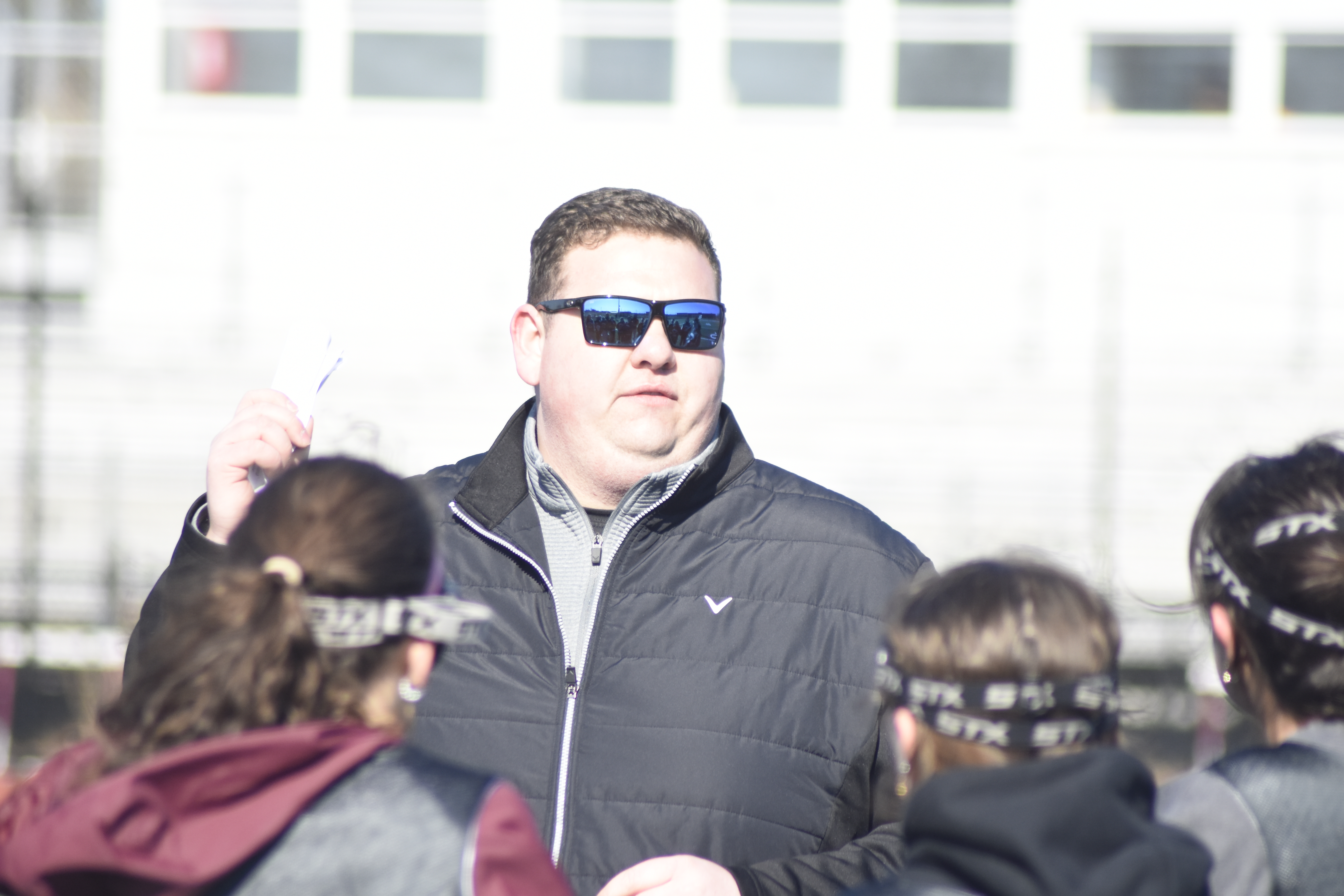 Ryan Sommers is filling in as head coach of Southampton girls lacrosse for Chelsea Reimer who is out on maternity leave.    DREW BUDD