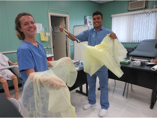 Students participate in the Clinical Medical Assisting Program. COURTESY EASTERN SUFFOLK BOCES
